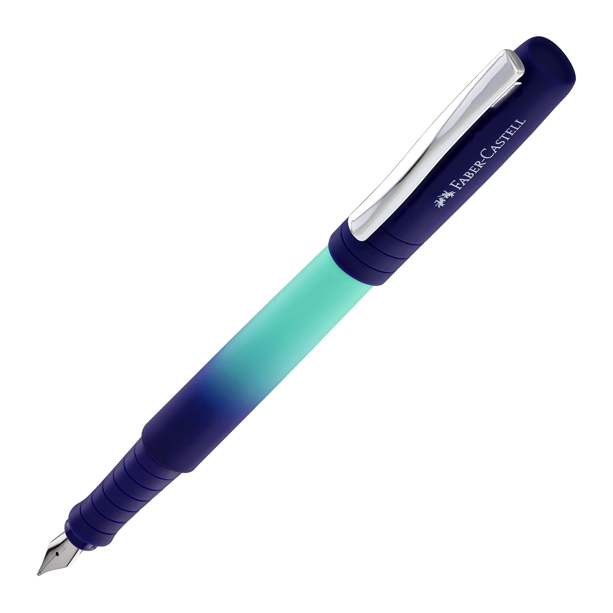812-faber-castell-poly-flow-fountain-pen-in-buzzing-blue-1.webp Faber-Castell Poly Flow Fountain Pen in Buzzing Blue