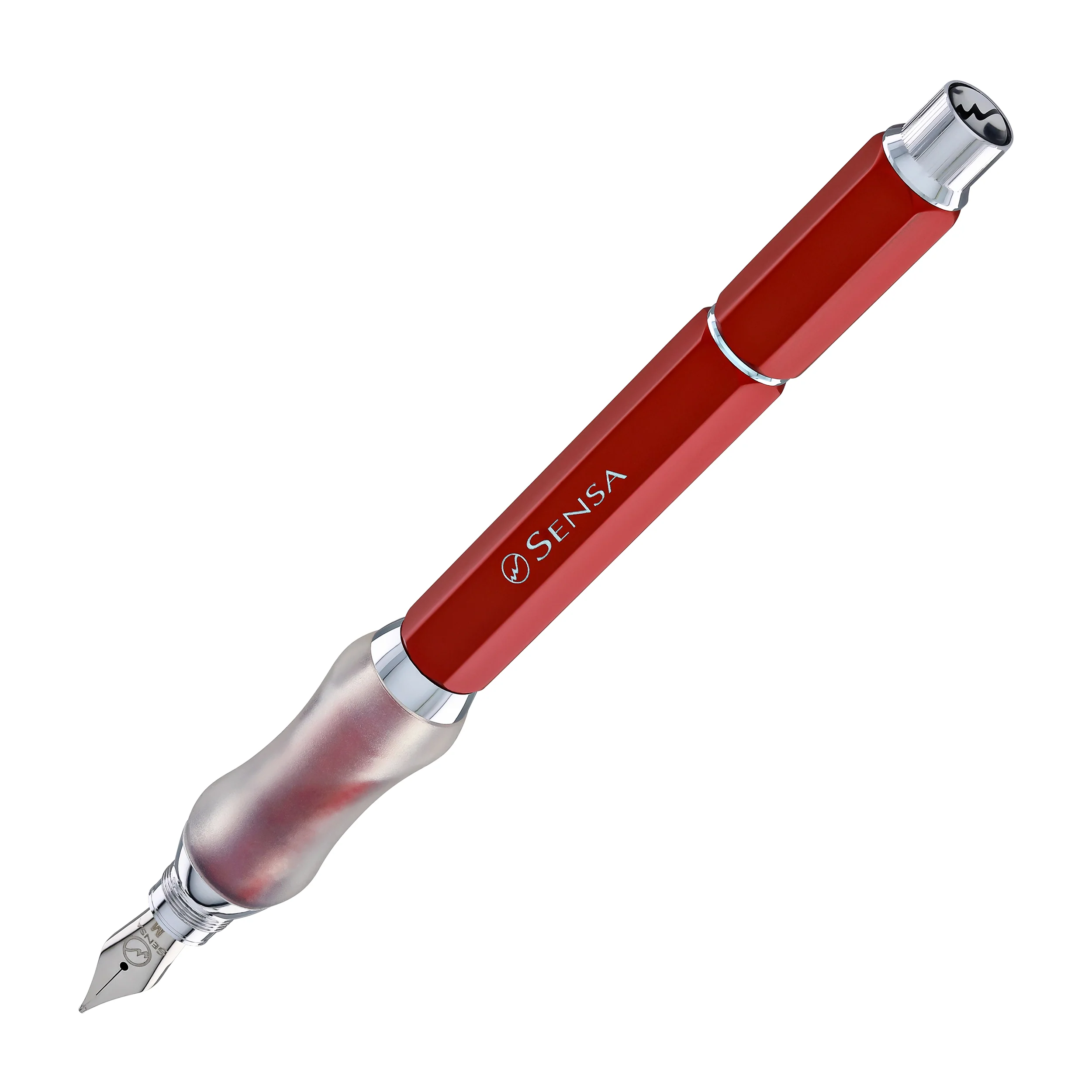 814-sensa-sensagraph-fountain-pen-in-cardinal-red-1.webp Sensa Sensagraph Fountain Pen in Cardinal Red