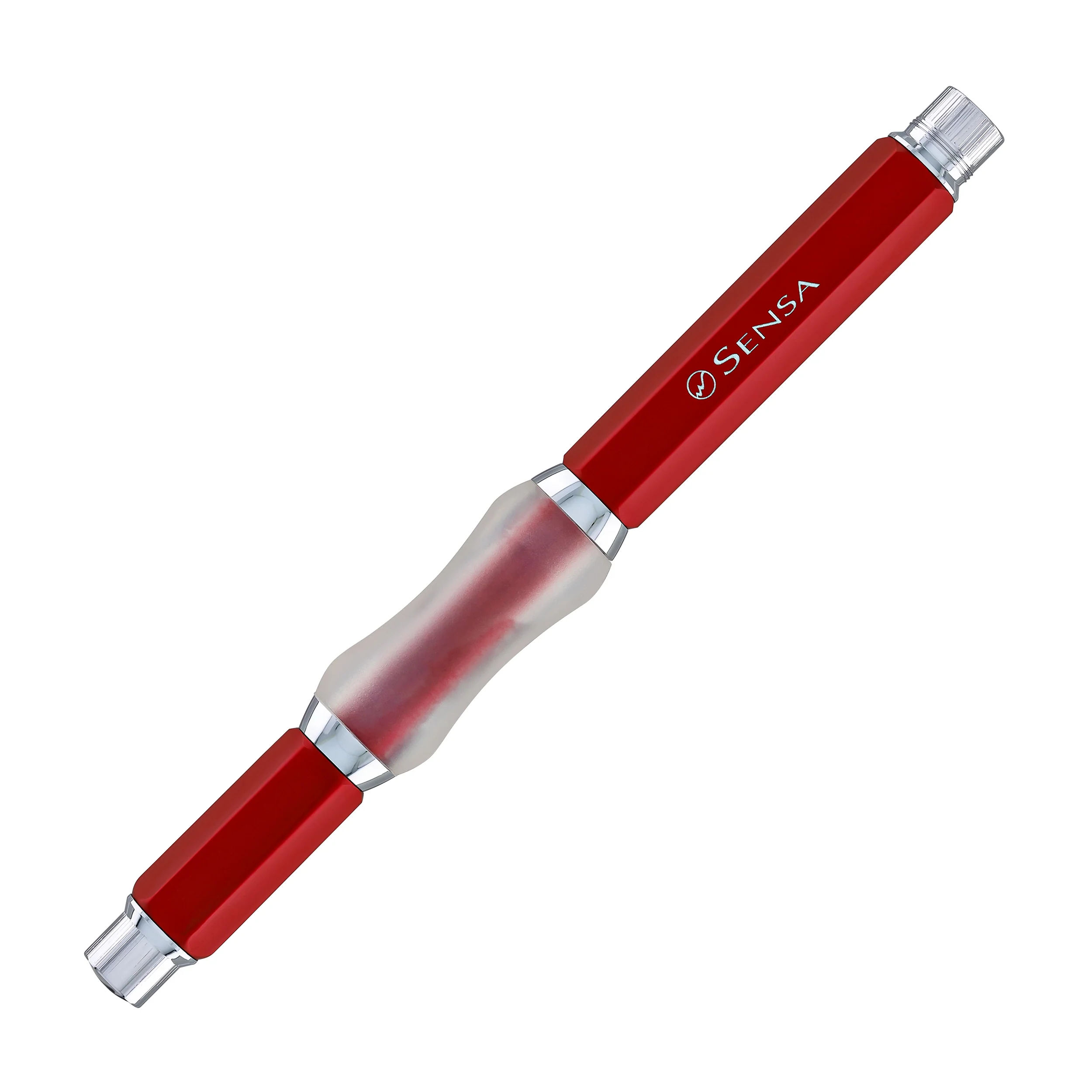 814-sensa-sensagraph-fountain-pen-in-cardinal-red-2.webp Sensa Sensagraph Fountain Pen in Cardinal Red