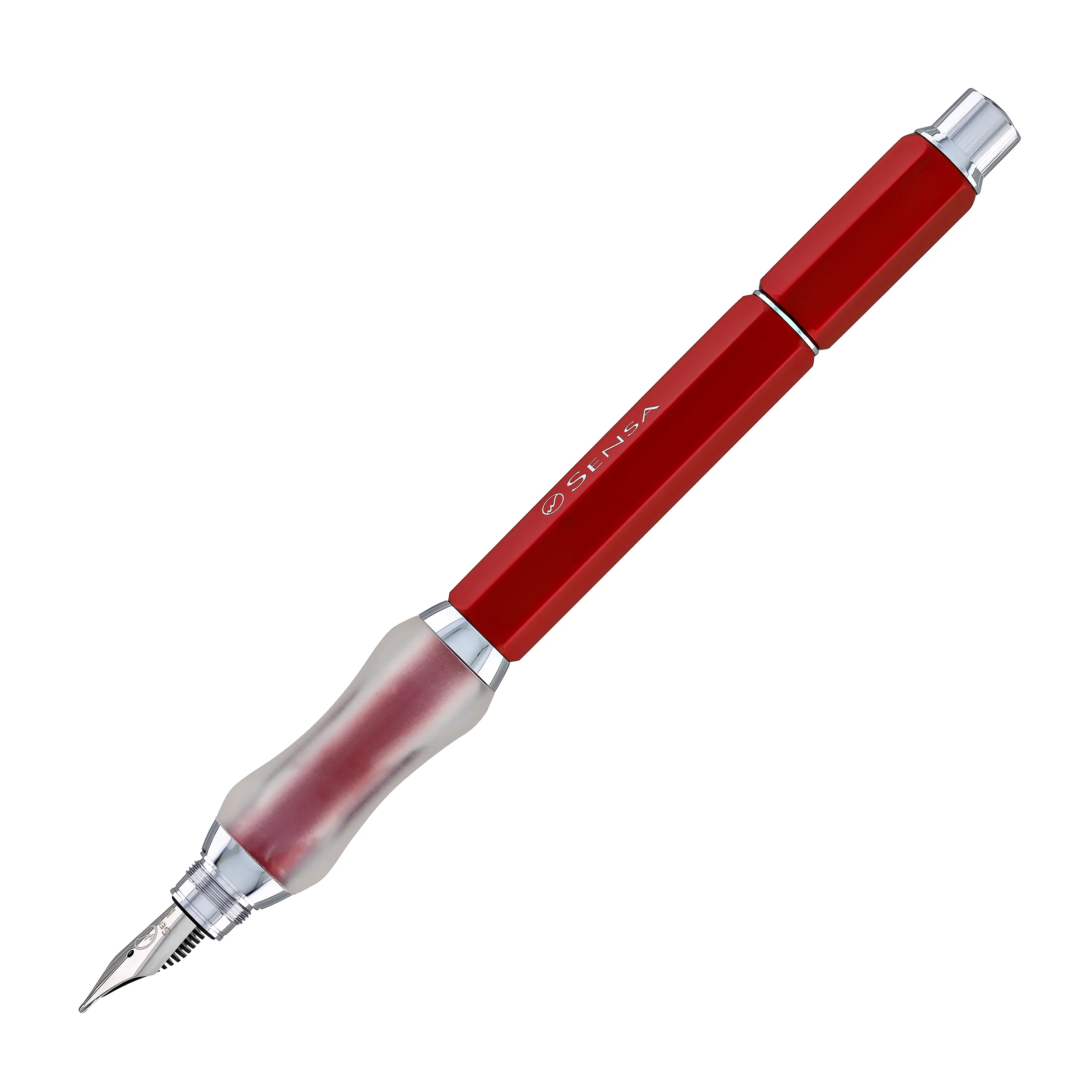 814-sensa-sensagraph-fountain-pen-in-cardinal-red-4.webp Sensa Sensagraph Fountain Pen in Cardinal Red
