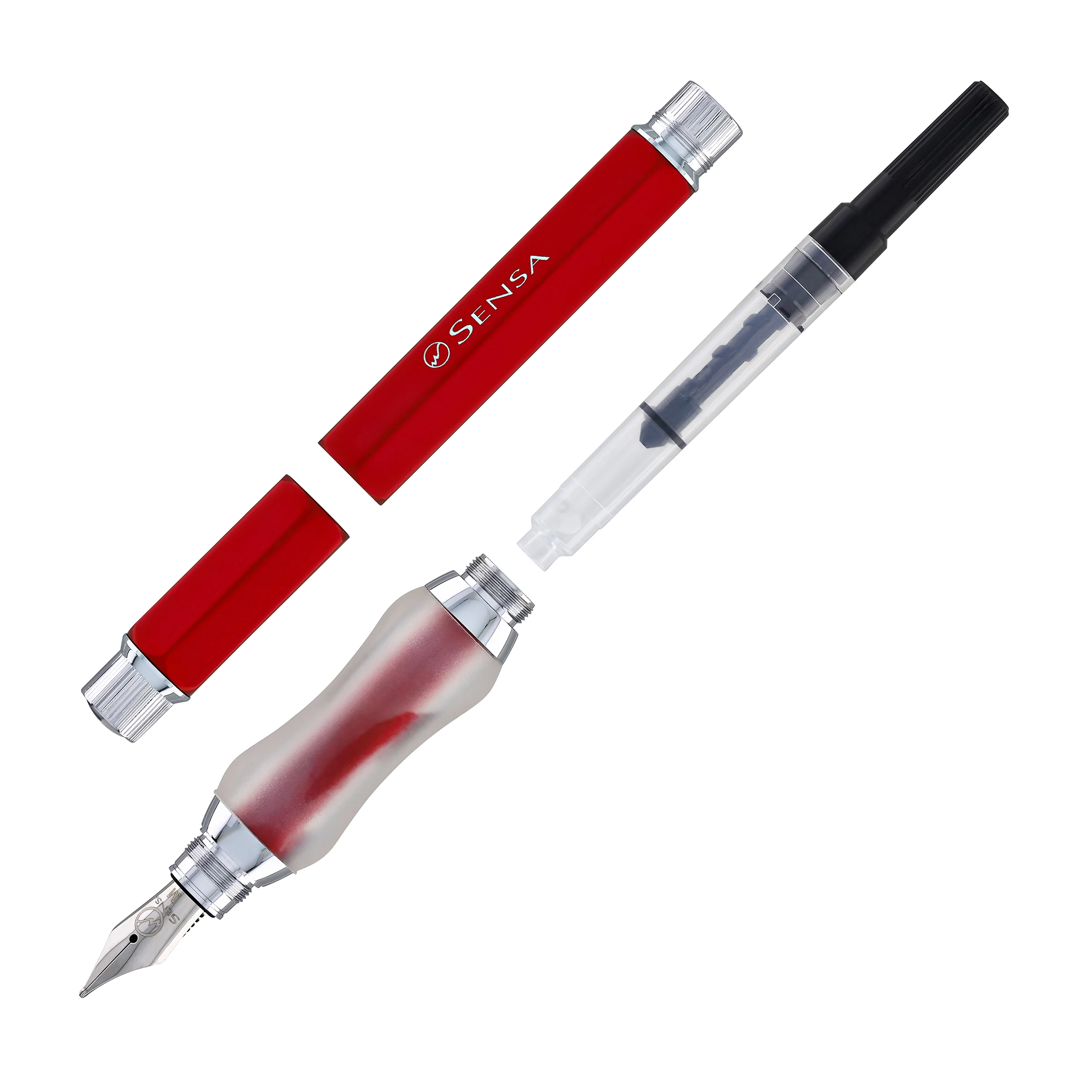 814-sensa-sensagraph-fountain-pen-in-cardinal-red-7.webp Sensa Sensagraph Fountain Pen in Cardinal Red