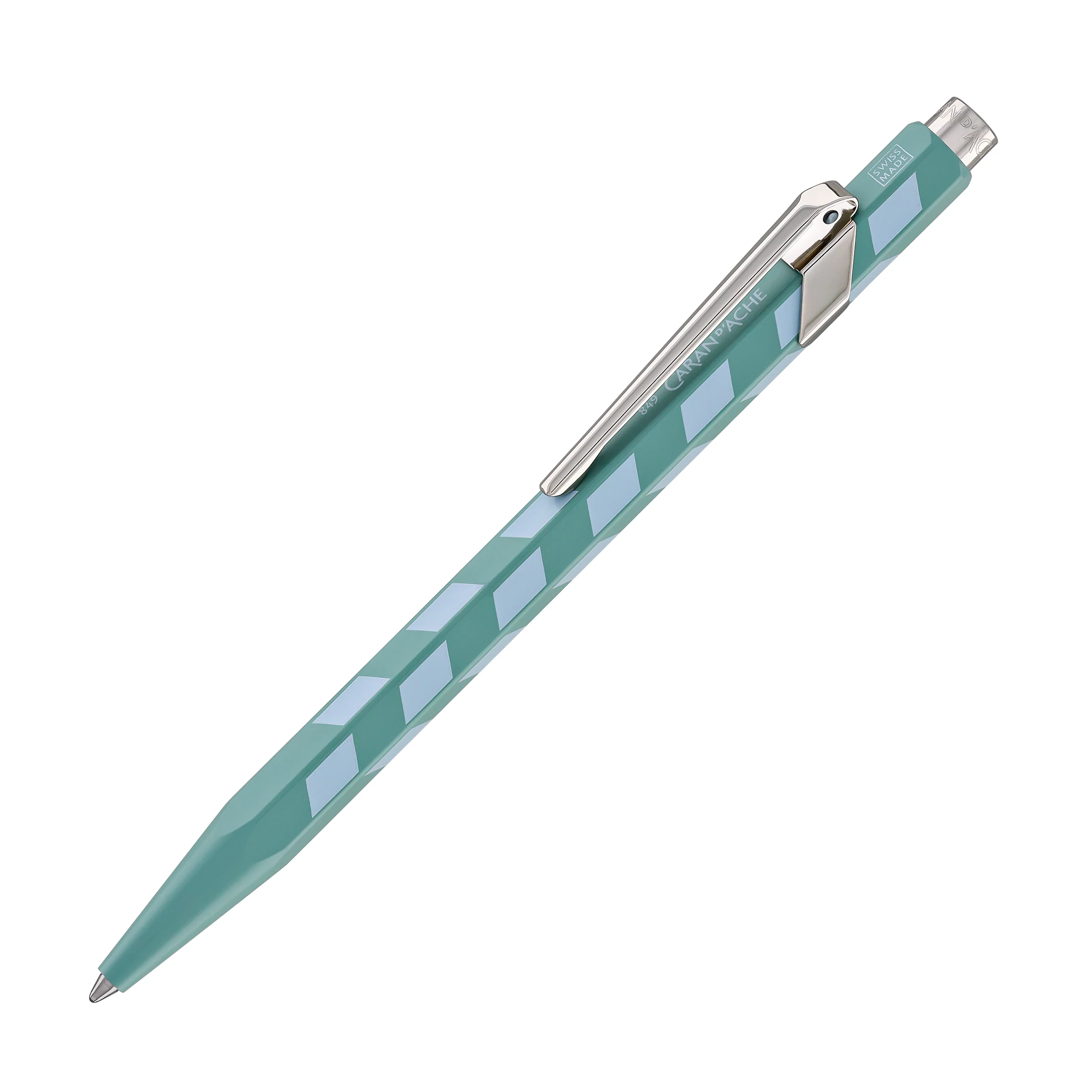 819-caran-d-ache-849-mosaic-ballpoint-pen-in-water-green-3.webp Caran d'Ache 849 Mosaic Ballpoint Pen in Water Green