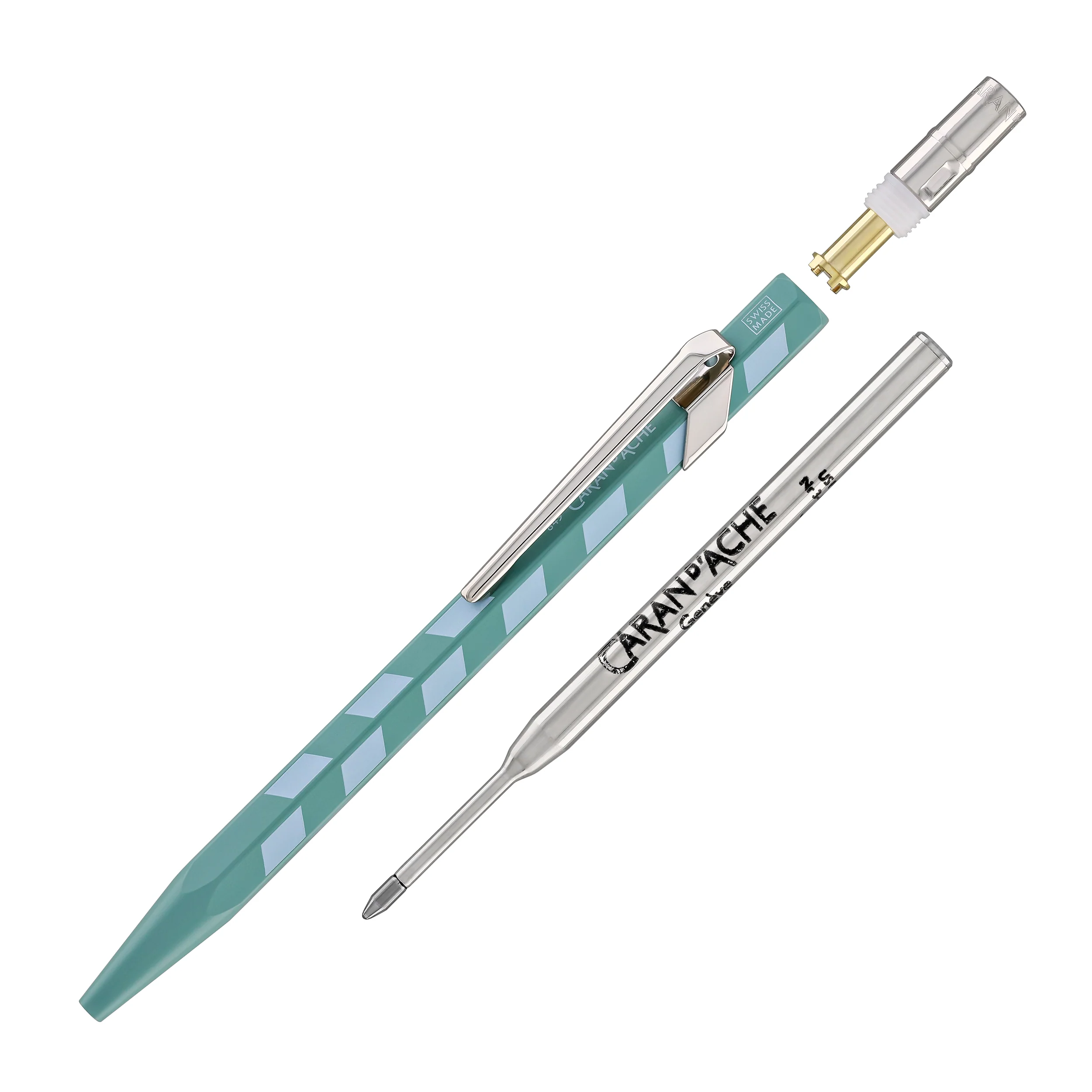 819-caran-d-ache-849-mosaic-ballpoint-pen-in-water-green-6.webp Caran d'Ache 849 Mosaic Ballpoint Pen in Water Green