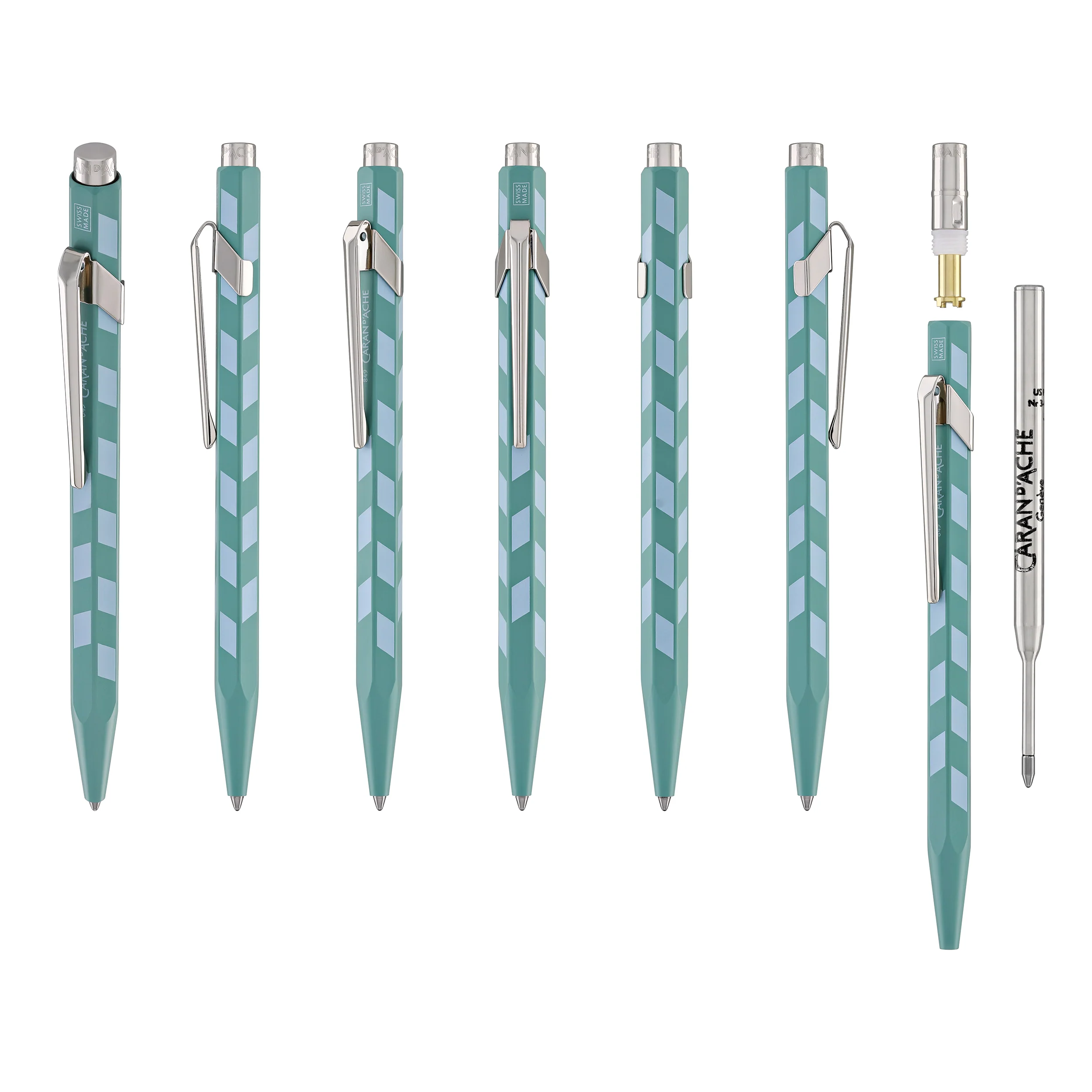 819-caran-d-ache-849-mosaic-ballpoint-pen-in-water-green-7.webp Caran d'Ache 849 Mosaic Ballpoint Pen in Water Green