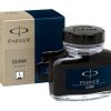 Parker Quink Bottled Ink in Permanent Blue-Black - 2oz
