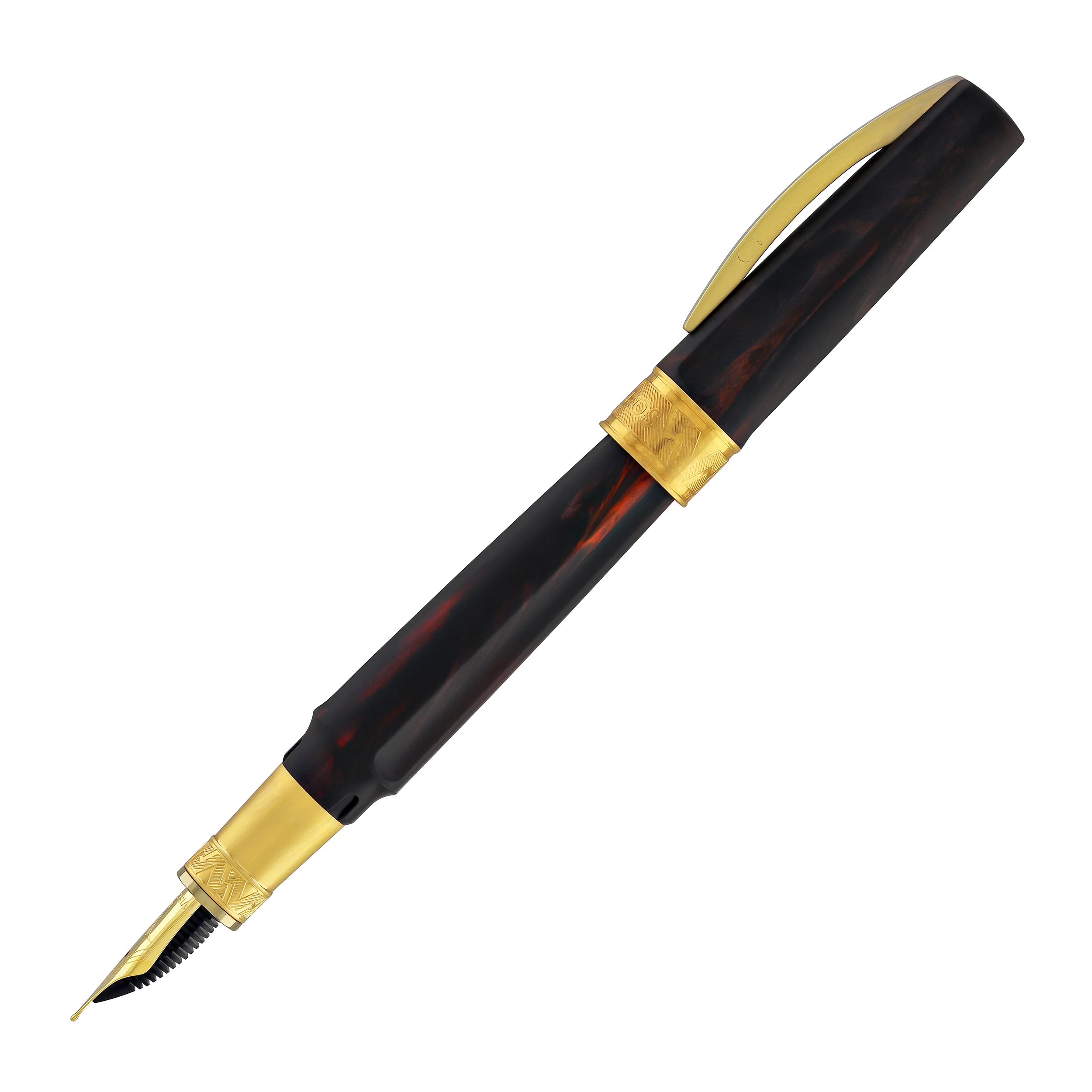 Visconti Mirage Mythos Fountain Pen in Hades