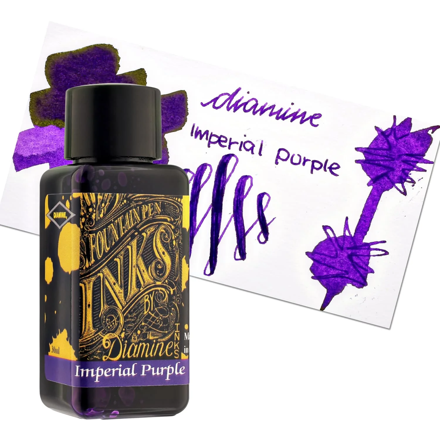 8206-diamine-bottled-ink-and-cartridges-in-imperial-purple-1.webp Diamine Bottled Ink and Cartridges in Imperial Purple