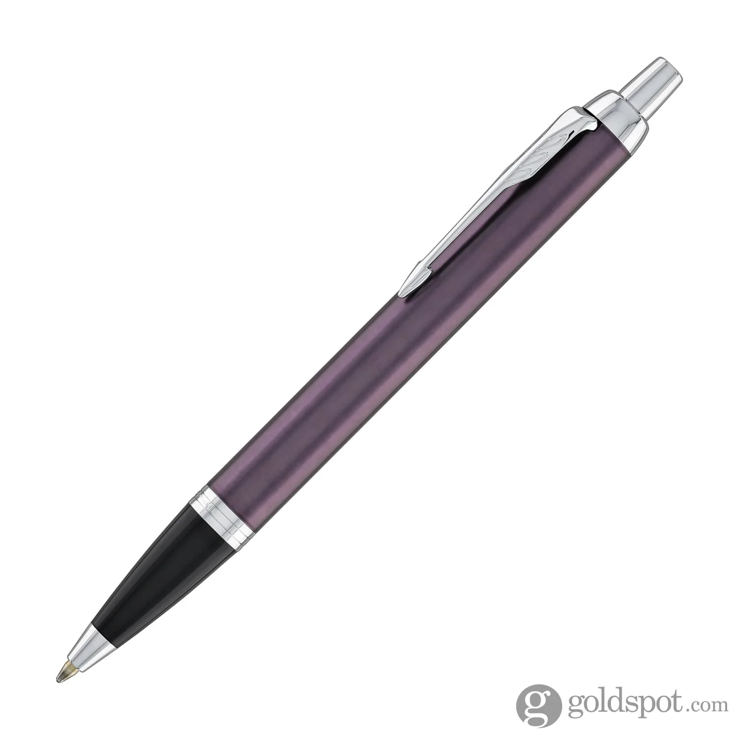 Parker IM Ballpoint Pen in Light Purple with Chrome Trim
