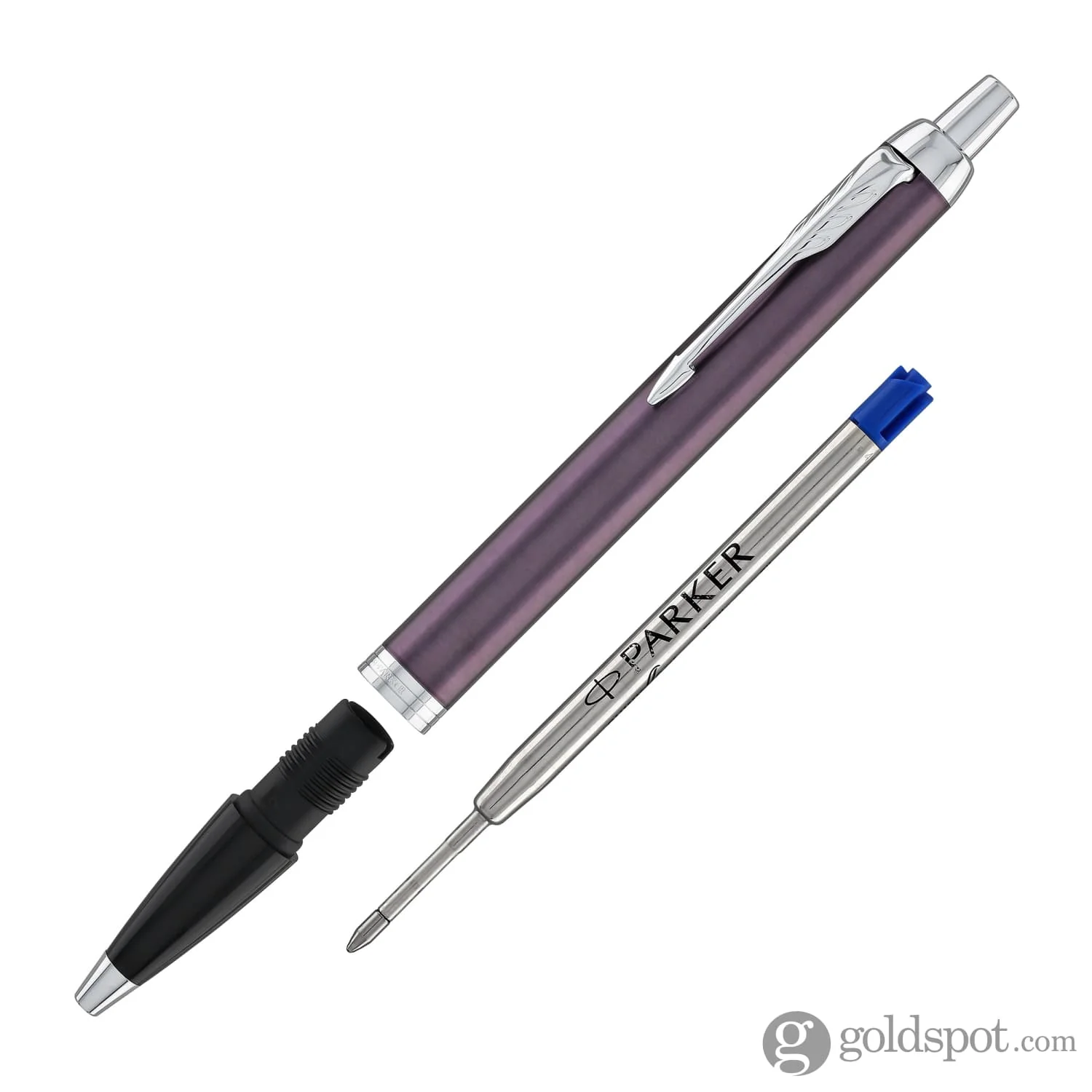 Parker IM Ballpoint Pen in Light Purple with Chrome Trim