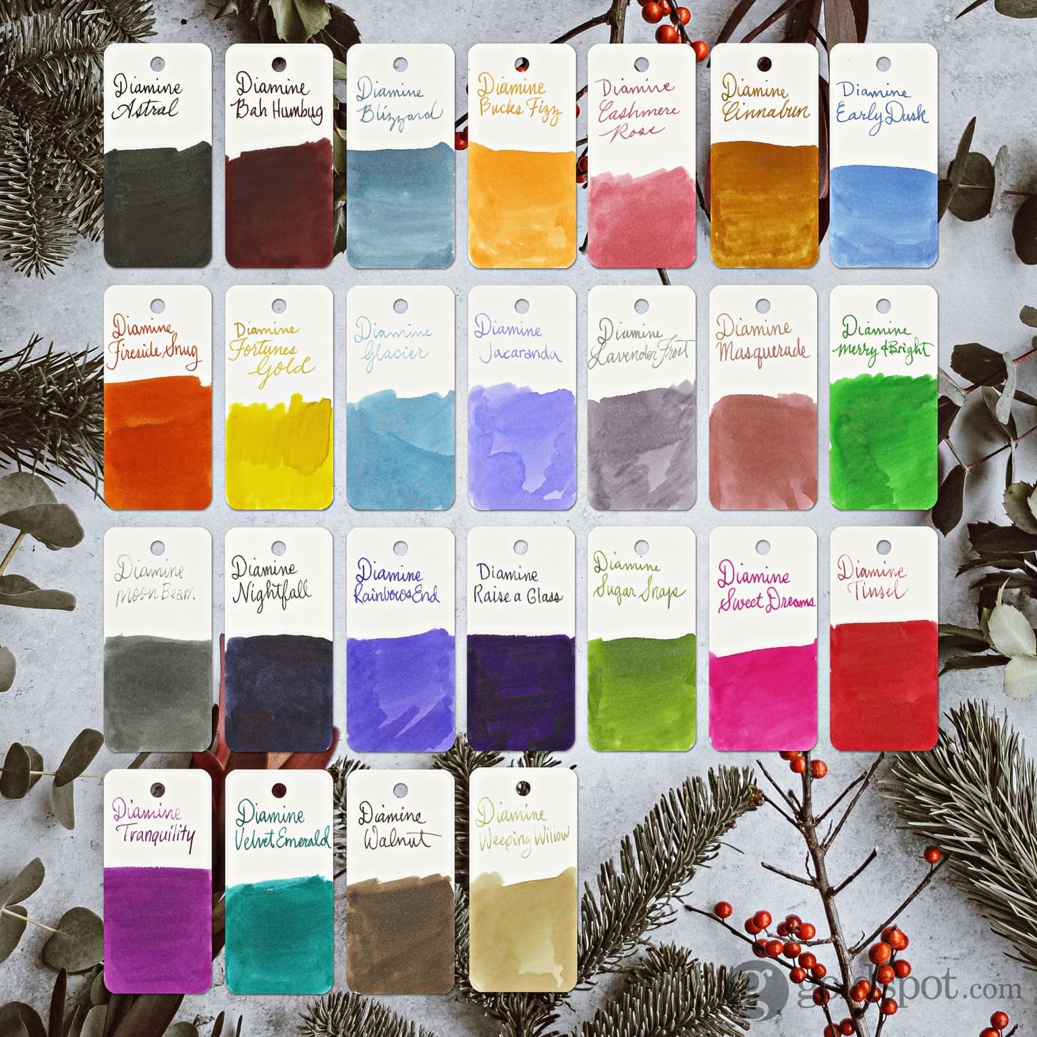 Diamine Inkvent Purple Edition Standard Bottled Ink in Cashmere Rose - 50 mL