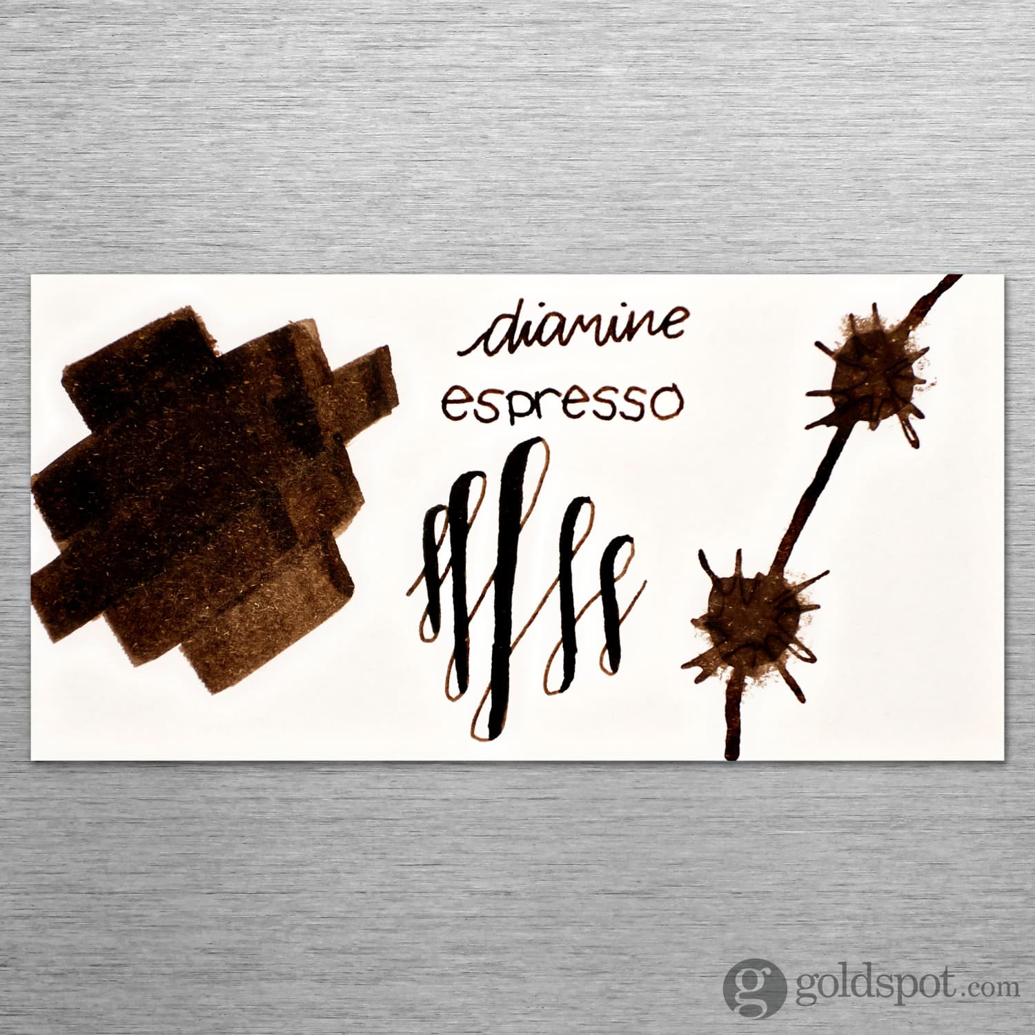 8256-diamine-150th-anniversary-bottled-ink-in-espresso-40-ml-2.jpg Diamine 150th Anniversary Bottled Ink in Espresso - 40 mL