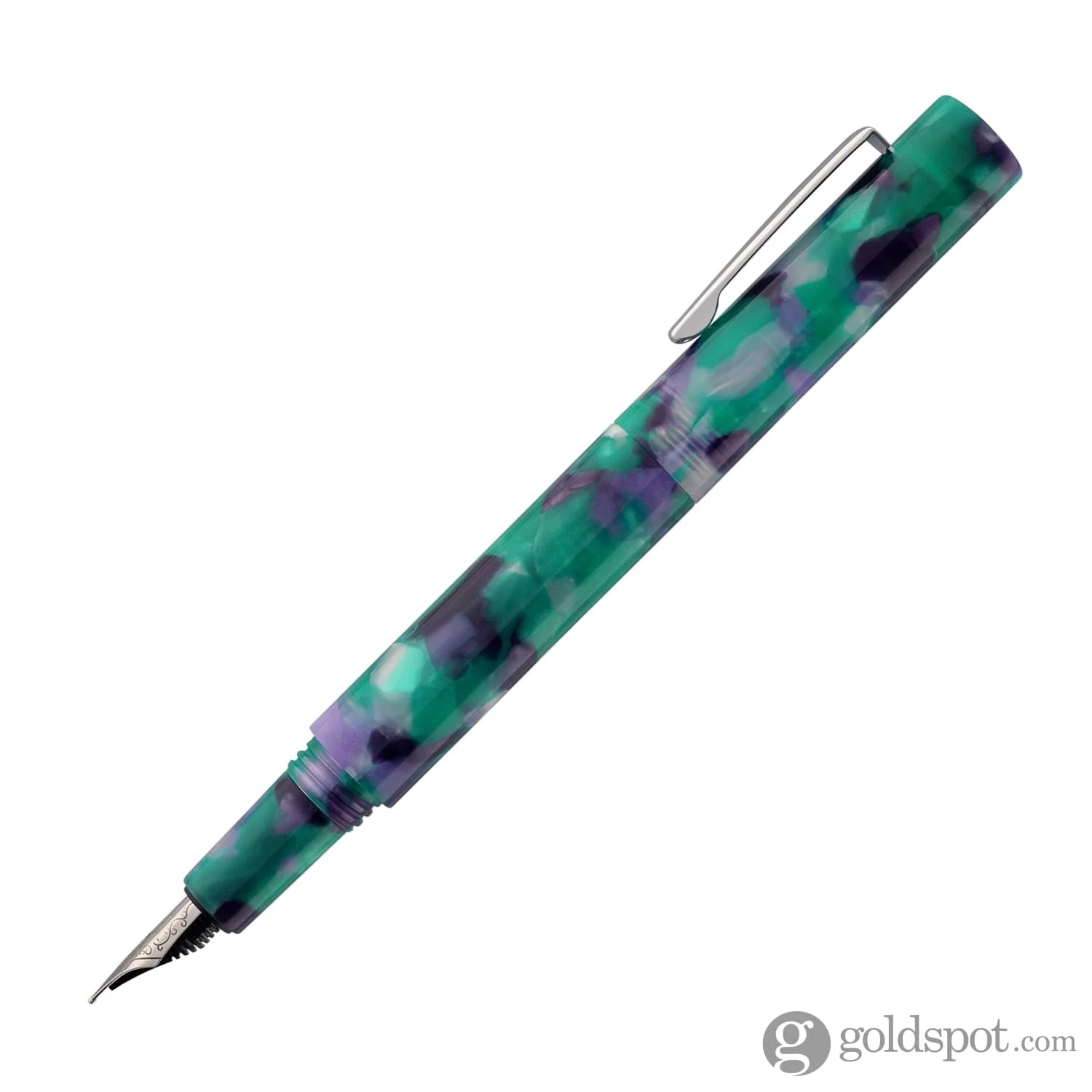 Monteverde USA MVP Fountain Pen in Green Abstracts