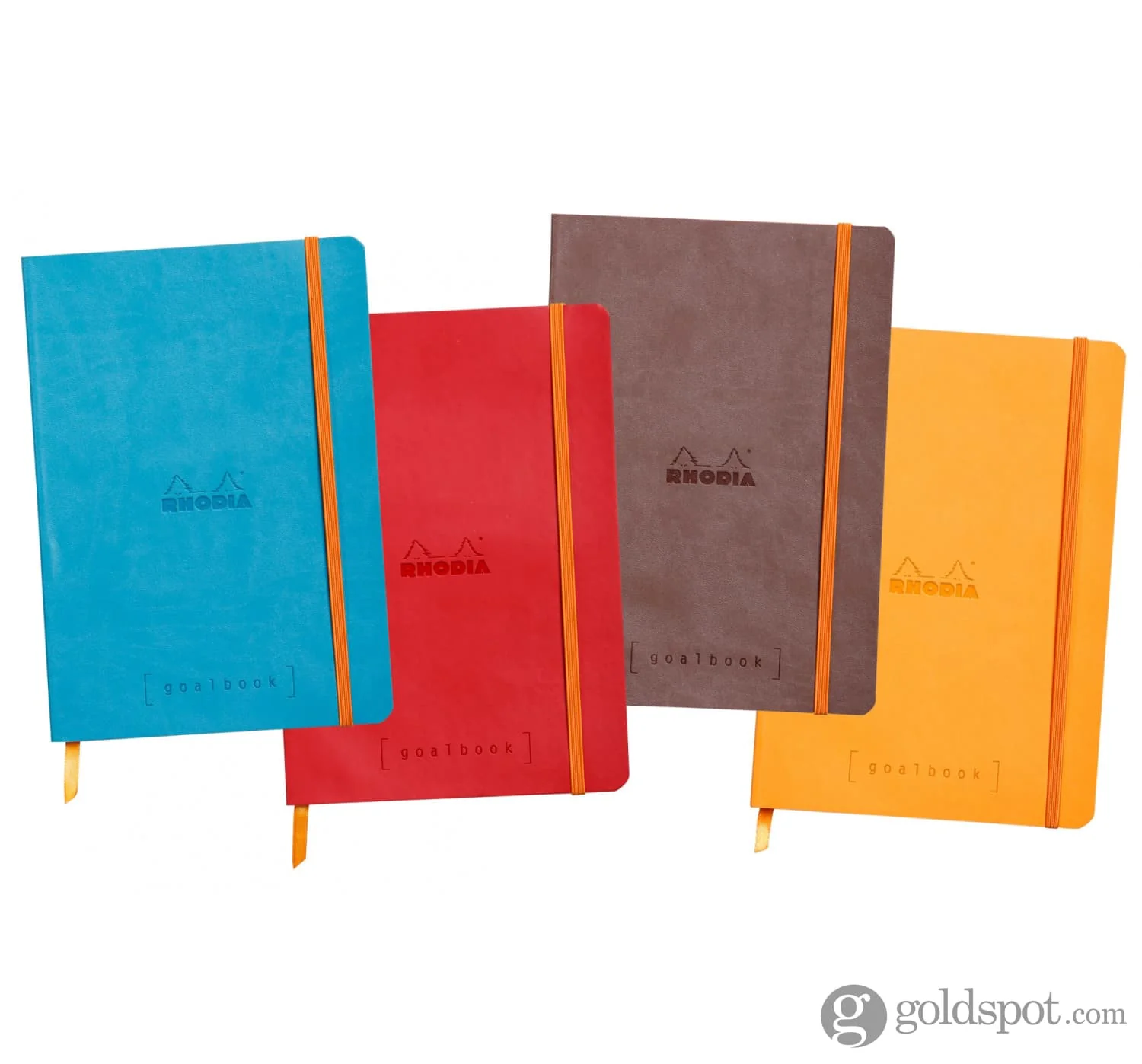 Rhodia Goalbook A5 Dot Grid Notebook in Sapphire Blue - 5.75 x 8.25