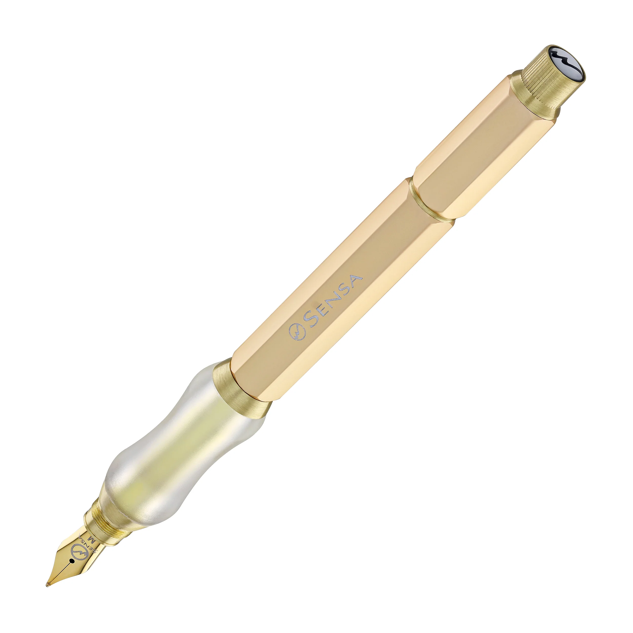 841-sensa-sensagraph-fountain-pen-in-antique-brass-1.webp Sensa Sensagraph Fountain Pen in Antique Brass
