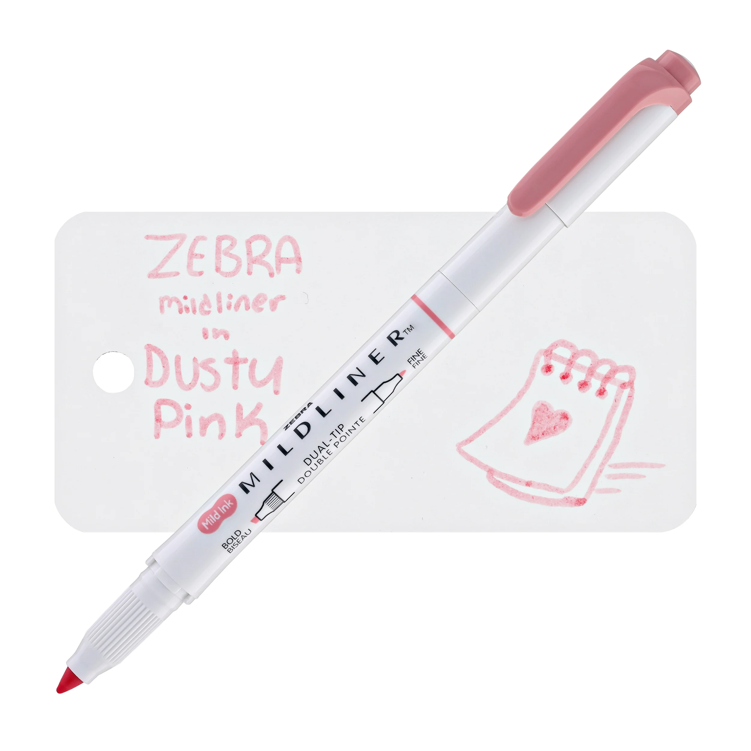 861-zebra-mildliner-dual-tip-highlighter-in-dusty-pink-1.webp Zebra Mildliner Dual-Tip Highlighter in Dusty Pink