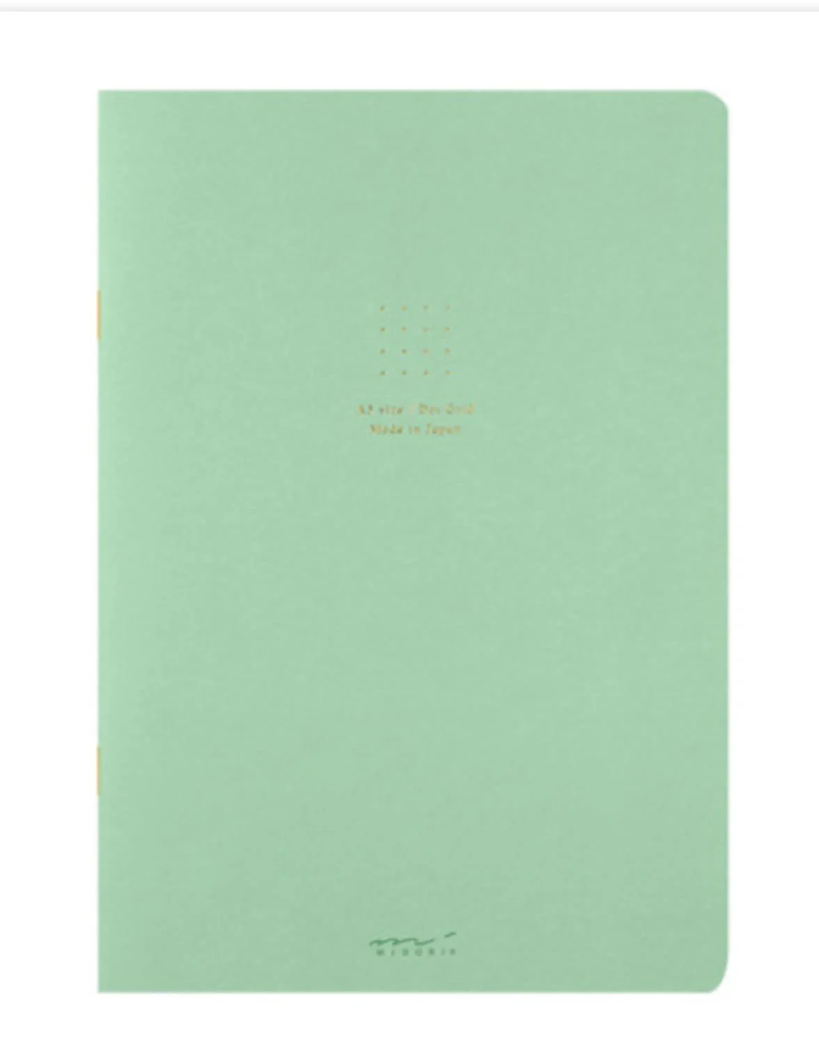 863-midori-soft-color-a5-notebook-in-green-dot-grid-1.webp Midori Soft Color A5 Notebook in Green - Dot Grid