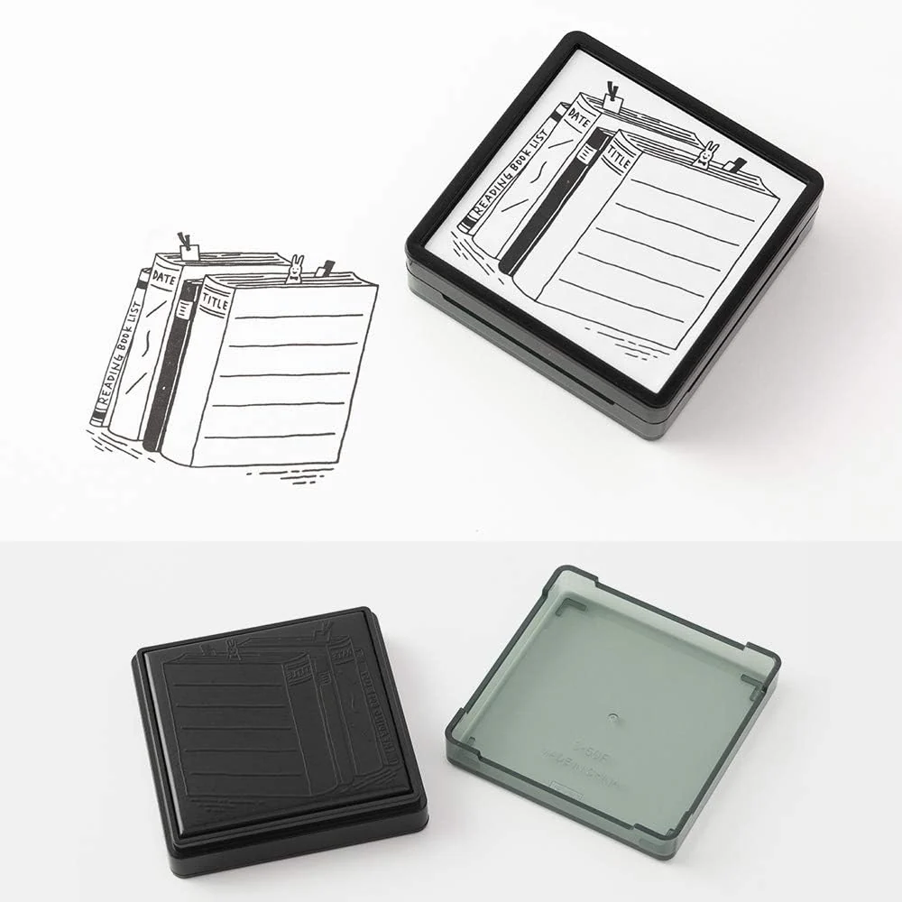 Midori Paintable Stamp Pre-Inked in Book