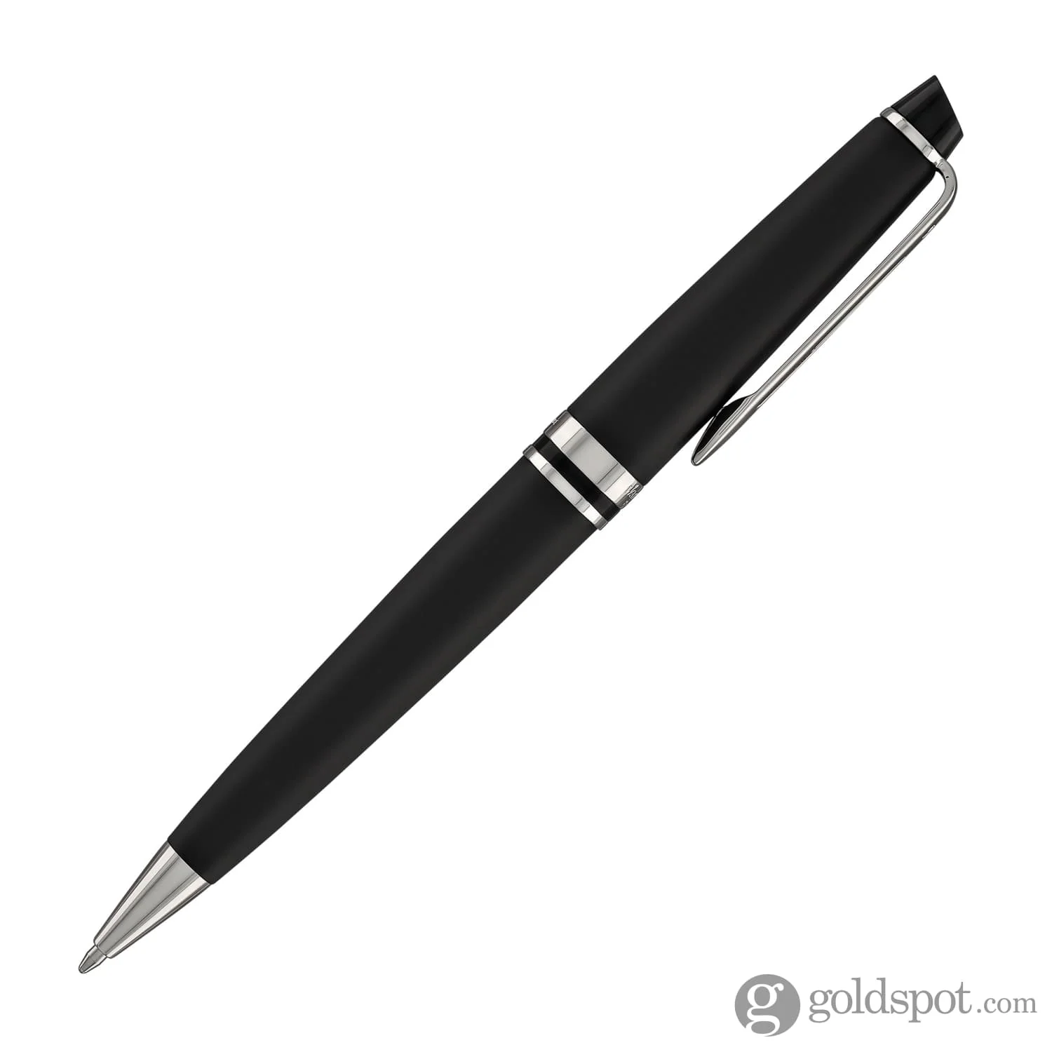 871-waterman-expert-ballpoint-pen-in-matte-black-with-chrome-trim-4.webp Waterman Expert Ballpoint Pen in Matte Black with Chrome Trim