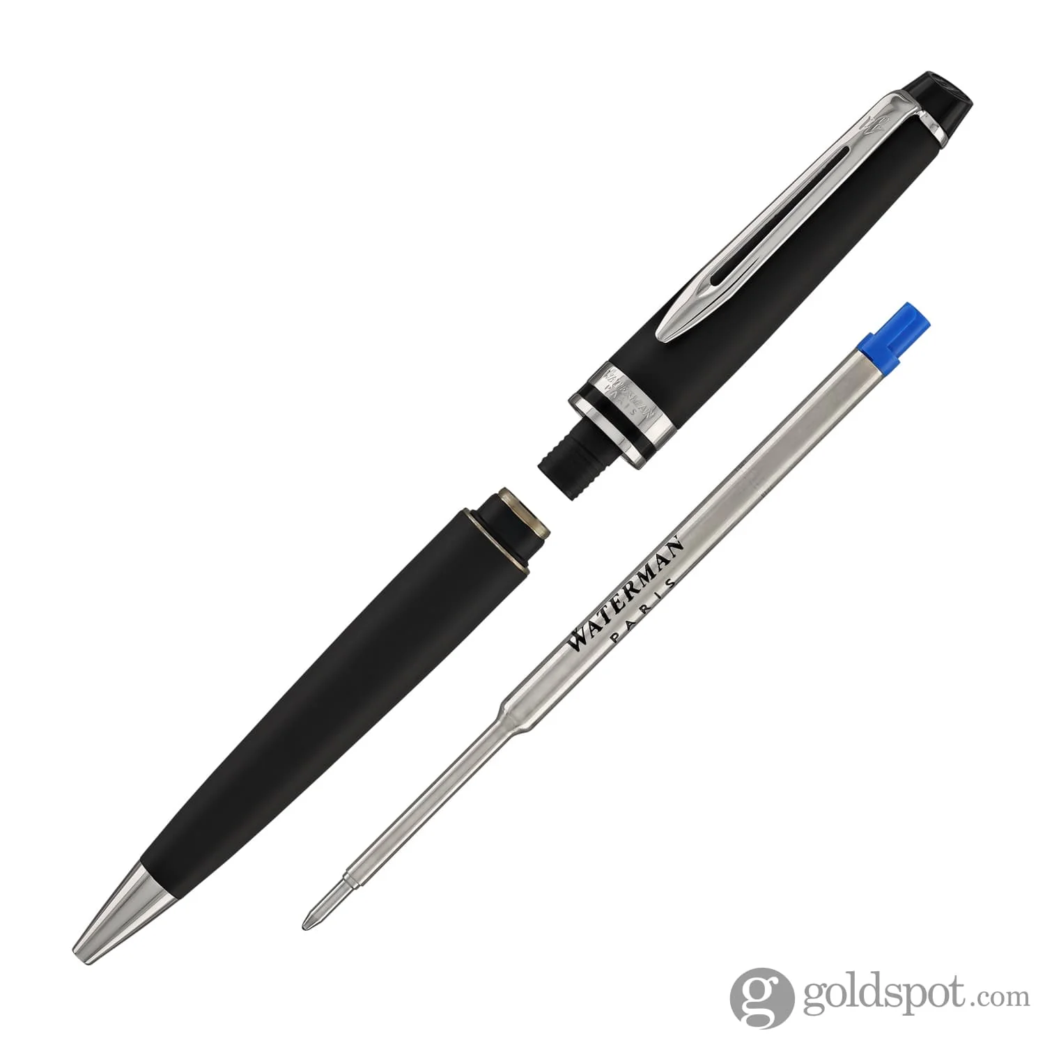 871-waterman-expert-ballpoint-pen-in-matte-black-with-chrome-trim-5.webp Waterman Expert Ballpoint Pen in Matte Black with Chrome Trim