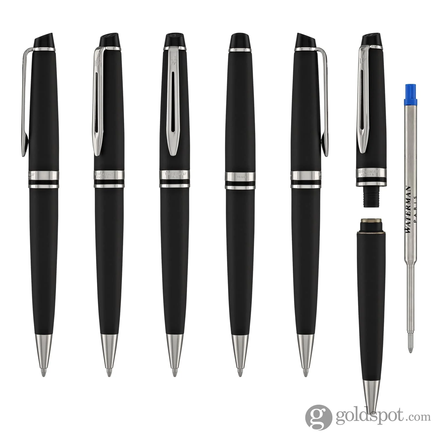871-waterman-expert-ballpoint-pen-in-matte-black-with-chrome-trim-6.webp Waterman Expert Ballpoint Pen in Matte Black with Chrome Trim
