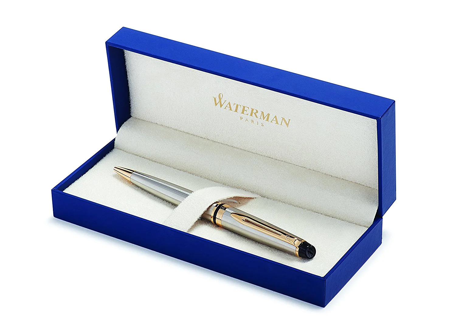 872-waterman-expert-ballpoint-pen-in-stainless-steel-with-gold-trim-7.webp Waterman Expert Ballpoint Pen in Stainless Steel with Gold Trim