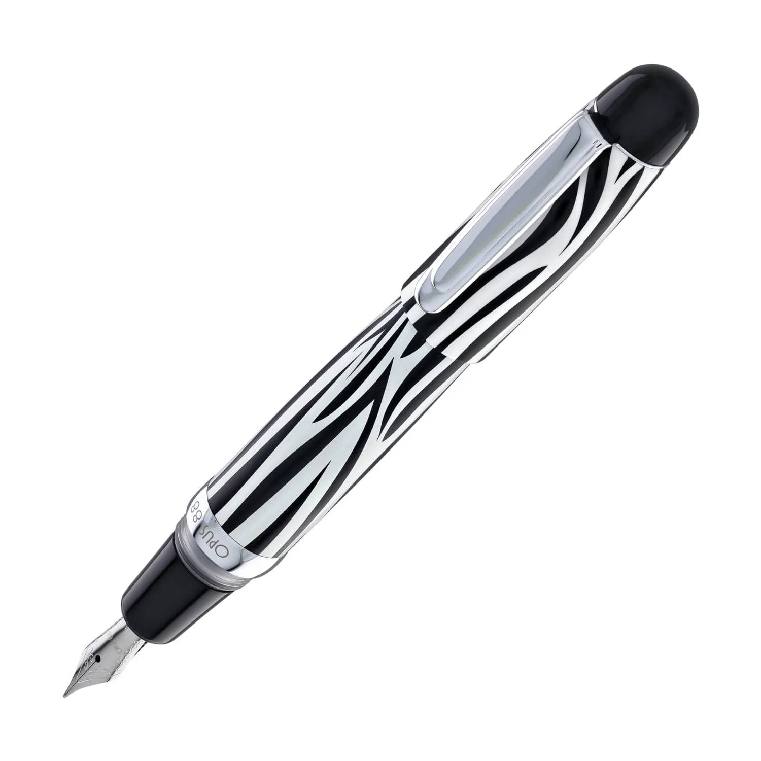 Opus 88 Mini Fountain Pen in Savannah Zebra