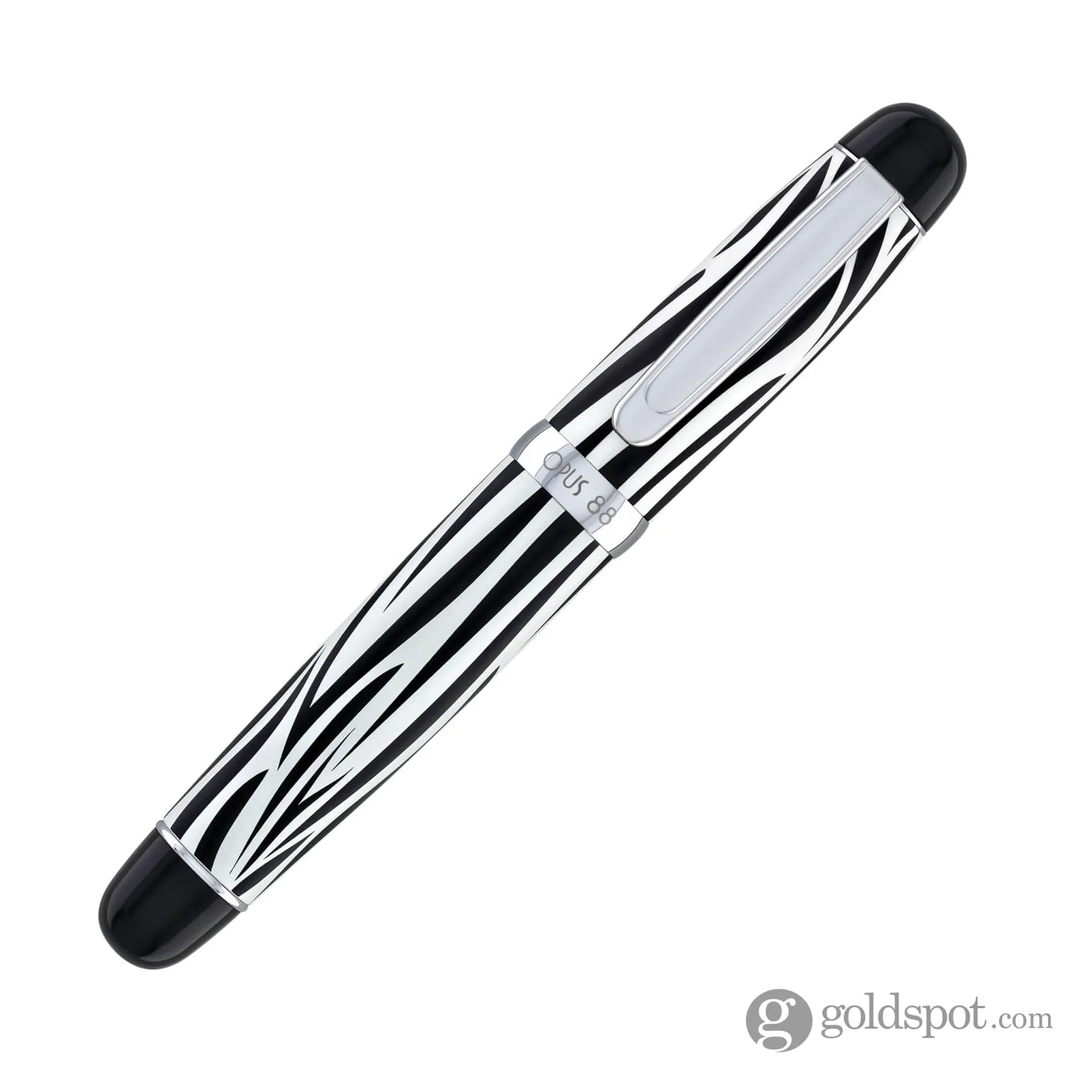 886-opus-88-mini-fountain-pen-in-savannah-zebra-2.webp Opus 88 Mini Fountain Pen in Savannah Zebra