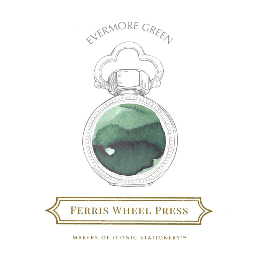911-ferris-wheel-press-bottled-ink-in-evermore-green-4.webp Ferris Wheel Press Bottled Ink in Evermore Green