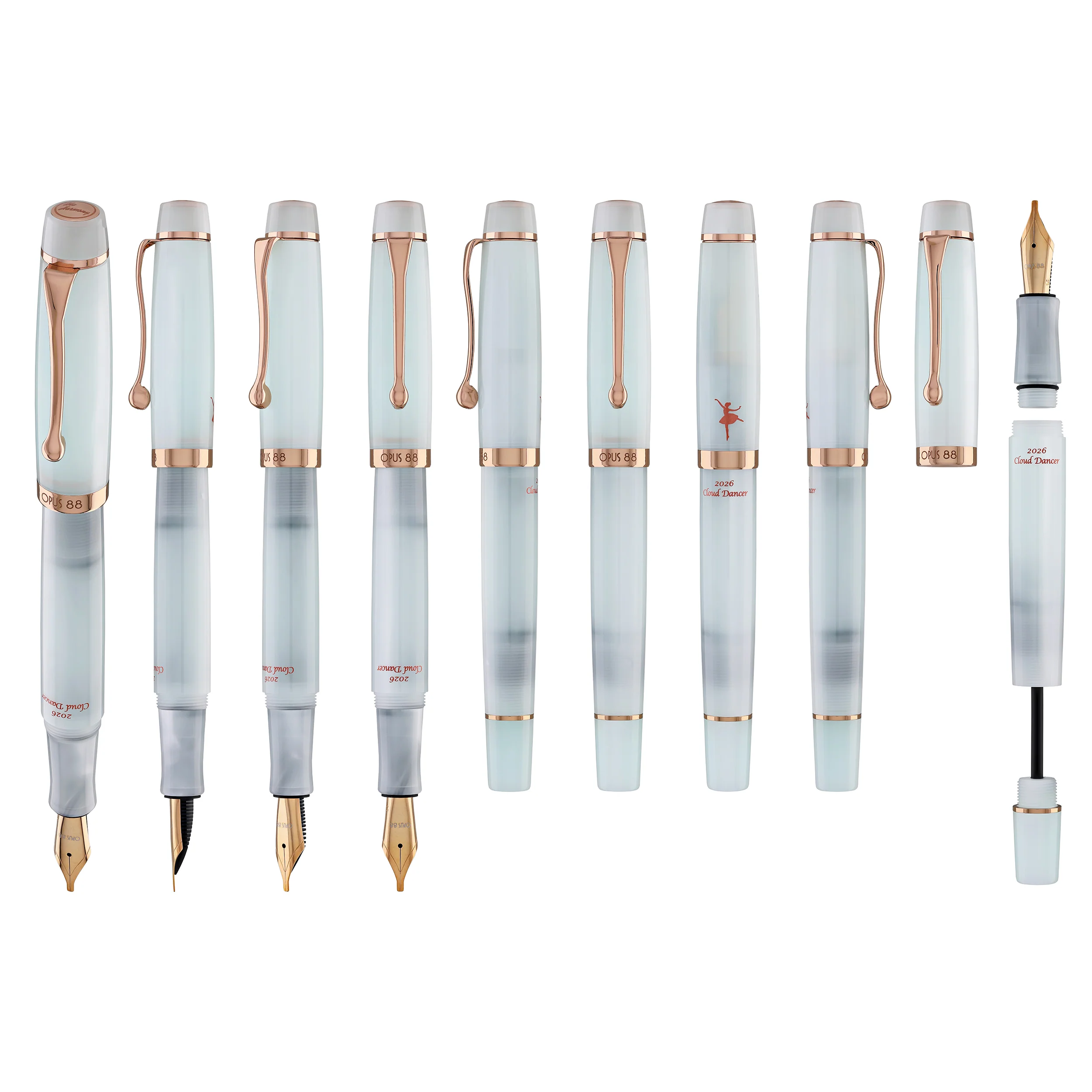 Opus 88 Harmony Fountain Pen in Cloud Dancer