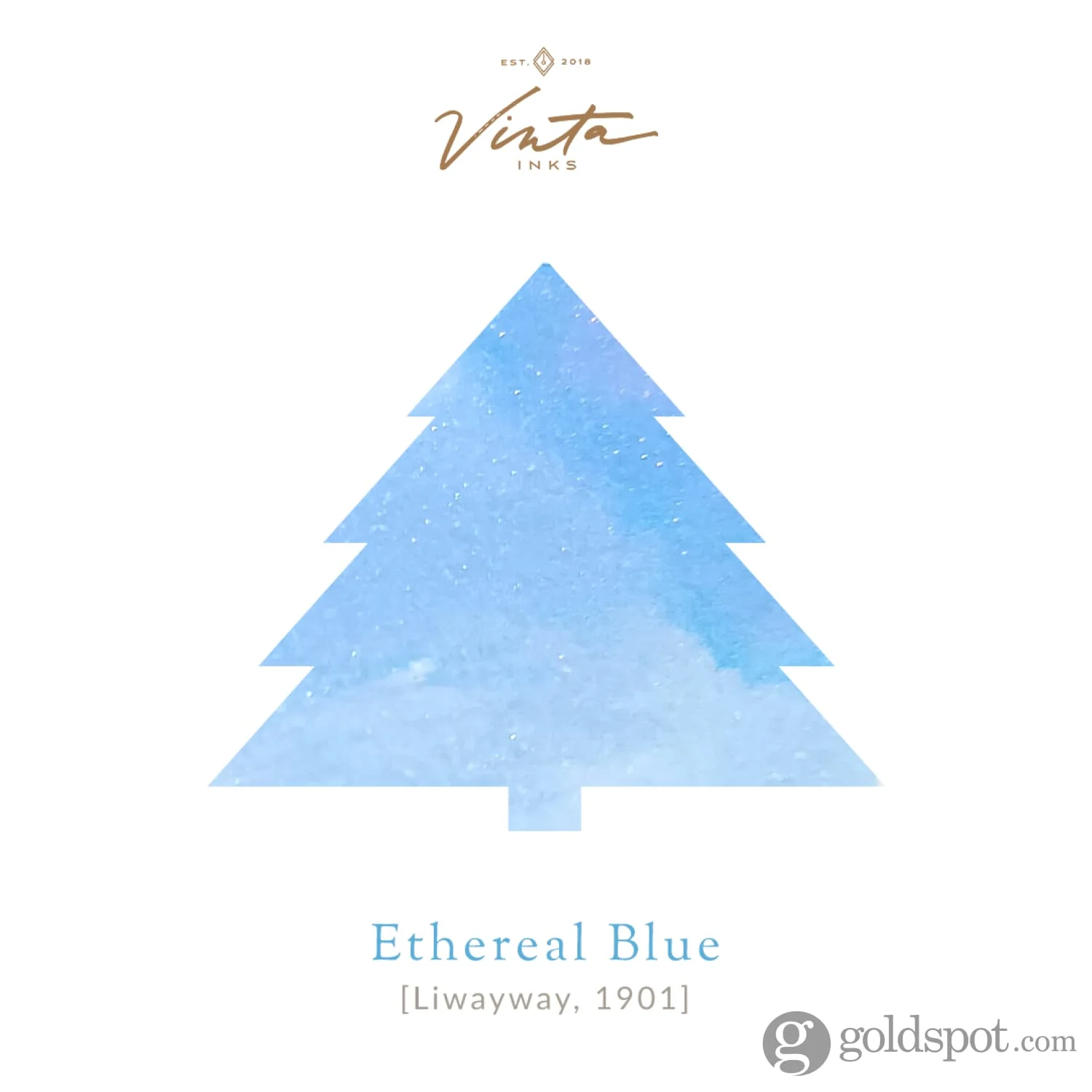 Vinta Inks Seasonal Bottled Ink in Ethereal Blue [Liwayway 1901] - 30mL