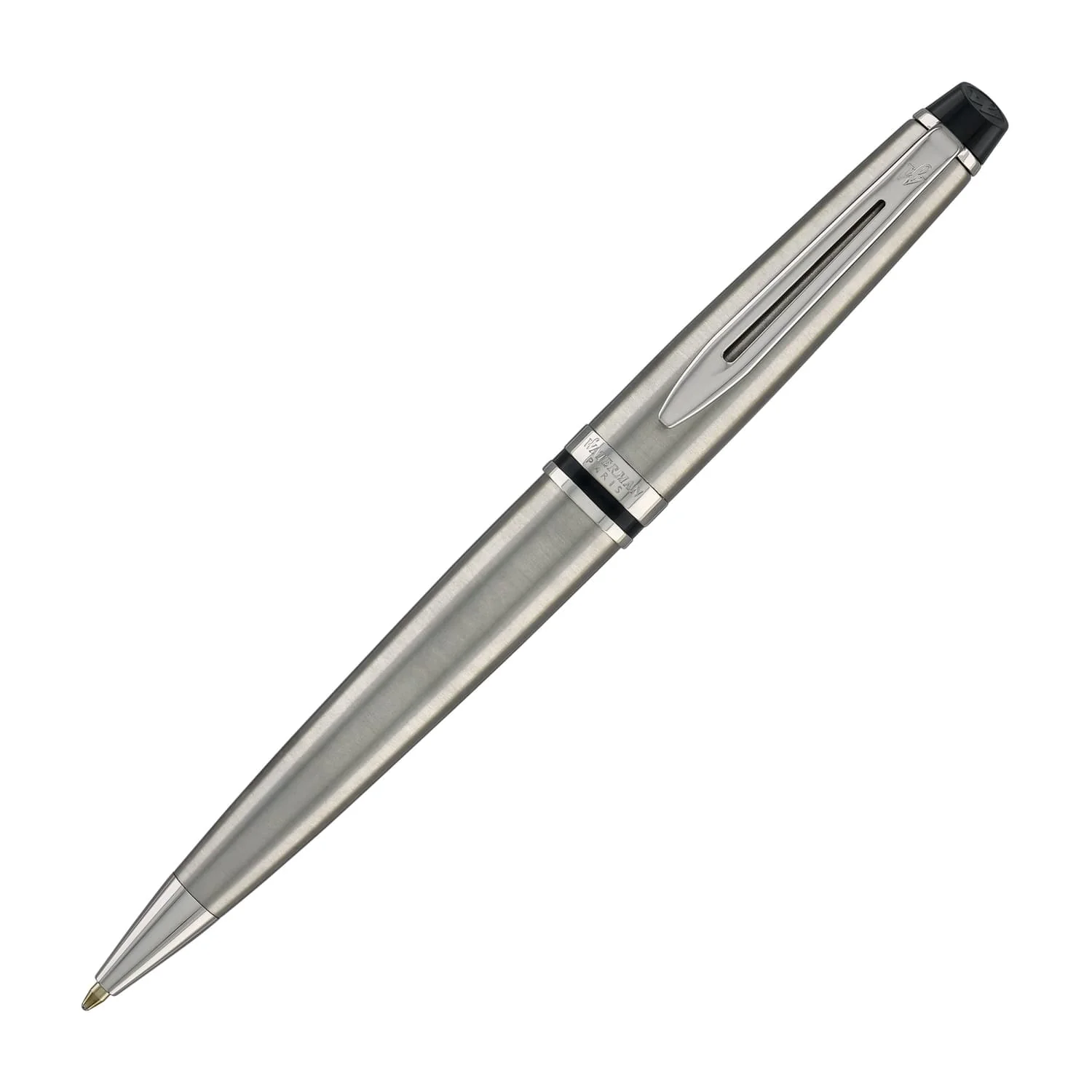 940-waterman-expert-ballpoint-pen-in-stainless-steel-with-chrome-trim-1.webp Waterman Expert Ballpoint Pen in Stainless Steel with Chrome Trim