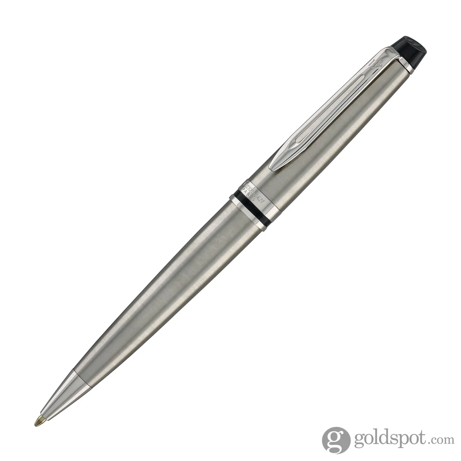 940-waterman-expert-ballpoint-pen-in-stainless-steel-with-chrome-trim-2.webp Waterman Expert Ballpoint Pen in Stainless Steel with Chrome Trim