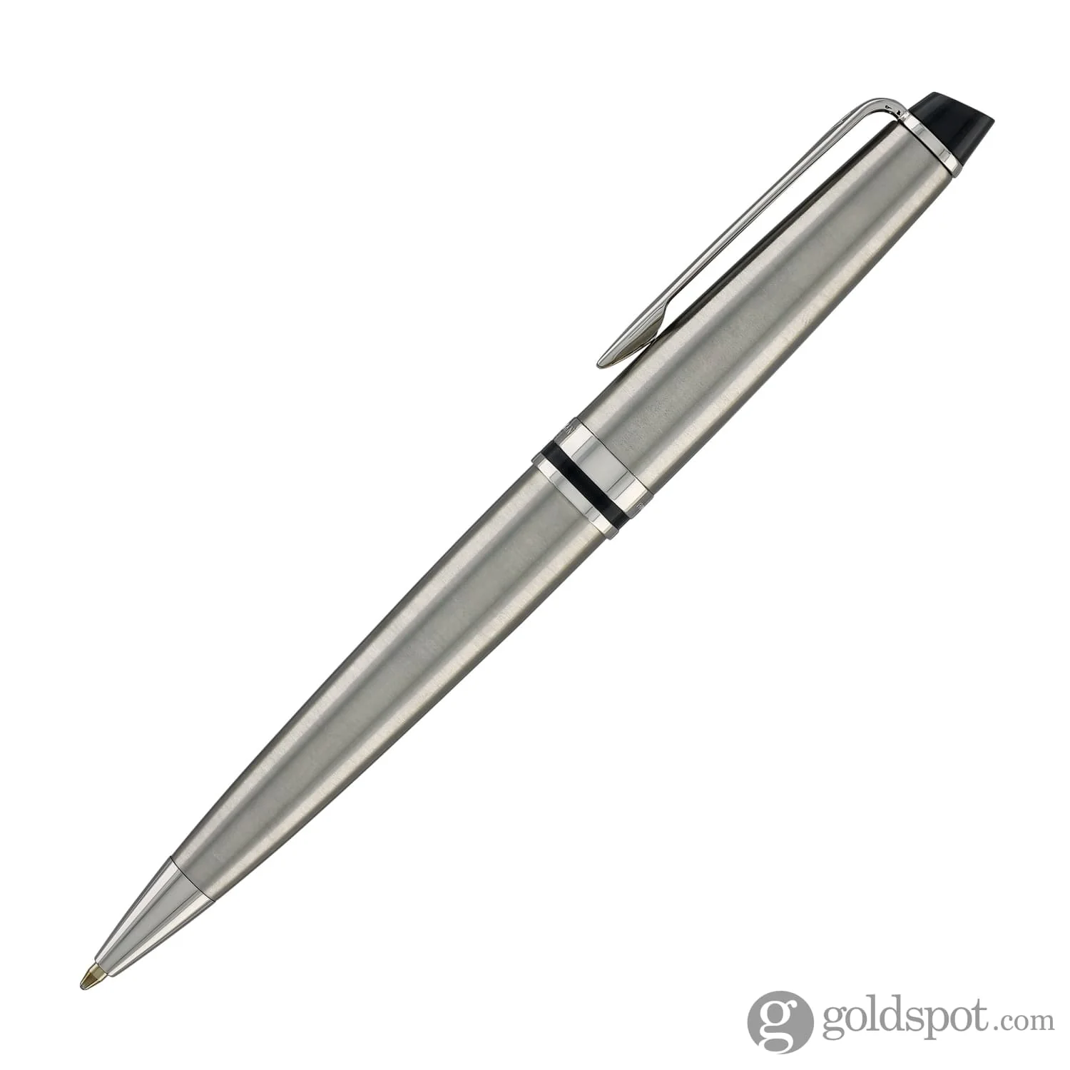 940-waterman-expert-ballpoint-pen-in-stainless-steel-with-chrome-trim-3.webp Waterman Expert Ballpoint Pen in Stainless Steel with Chrome Trim