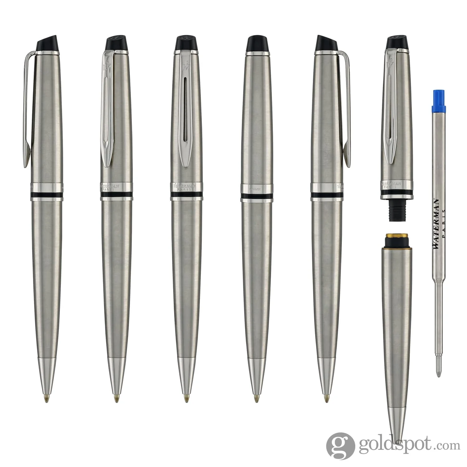 940-waterman-expert-ballpoint-pen-in-stainless-steel-with-chrome-trim-6.webp Waterman Expert Ballpoint Pen in Stainless Steel with Chrome Trim
