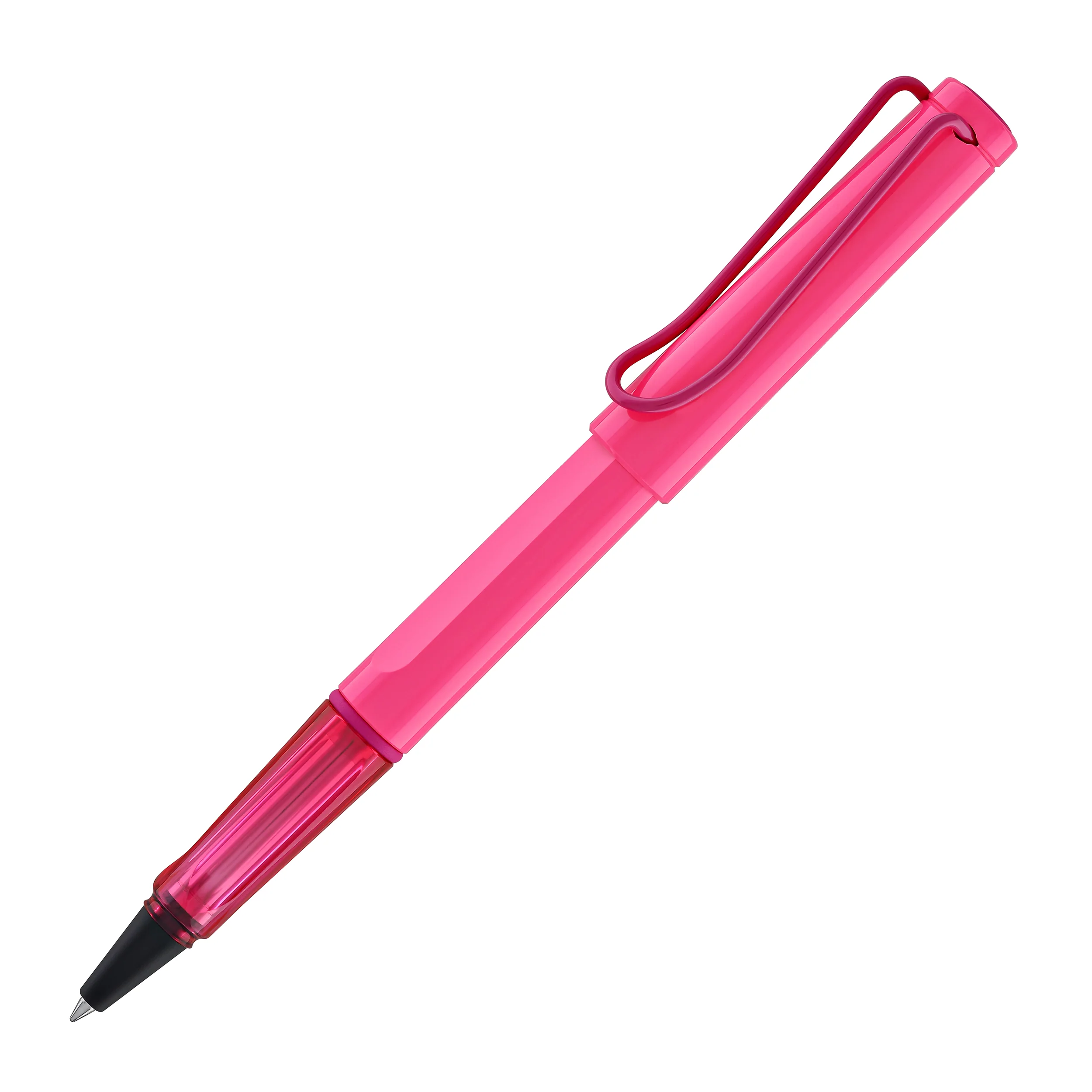 958-lamy-safari-rollerball-pen-in-neon-pink-4.webp Lamy Safari Rollerball Pen in Neon Pink