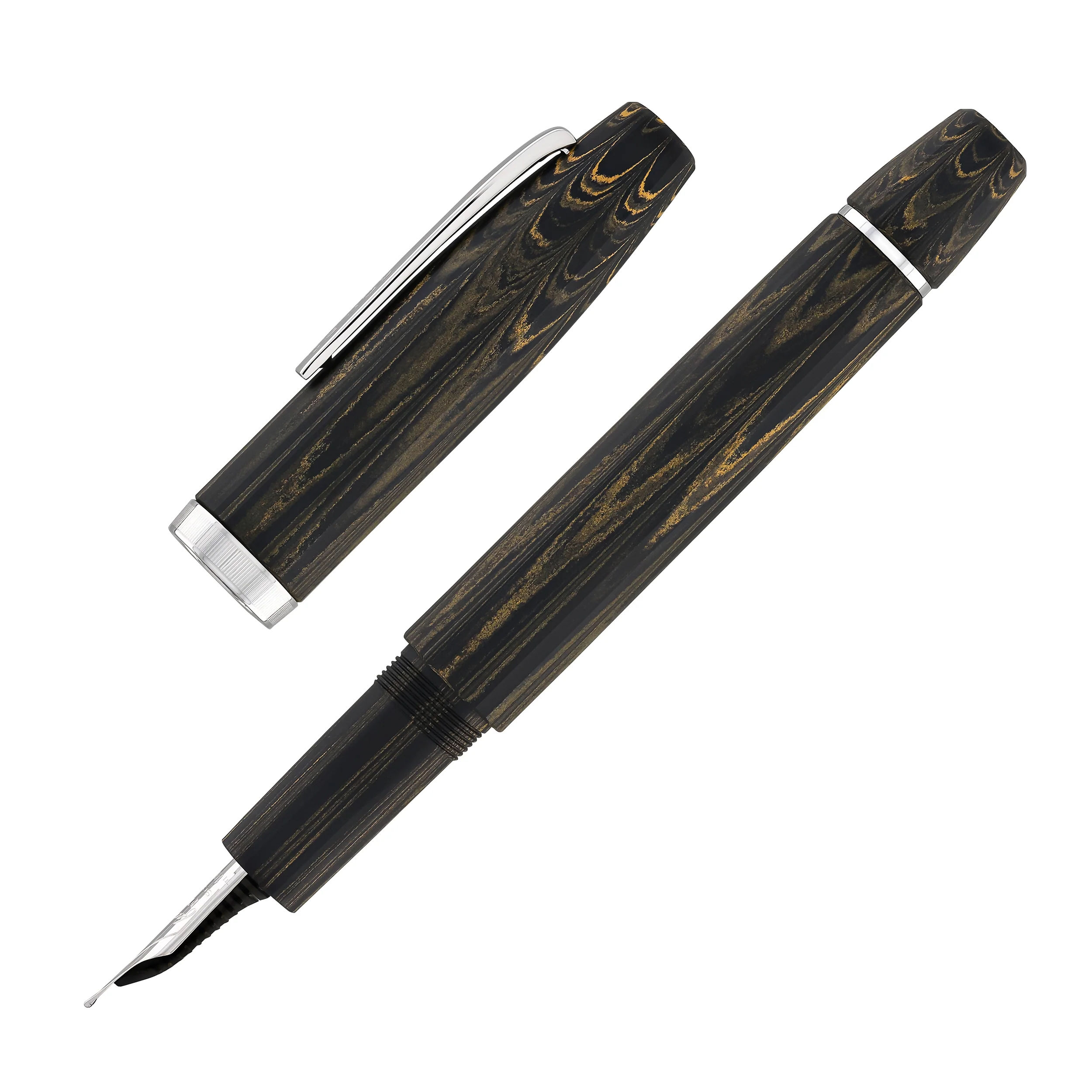97-scribo-flow-fountain-pen-in-memoria-with-platinum-trim-5.webp Scribo Flow Fountain Pen in Memoria with Platinum Trim