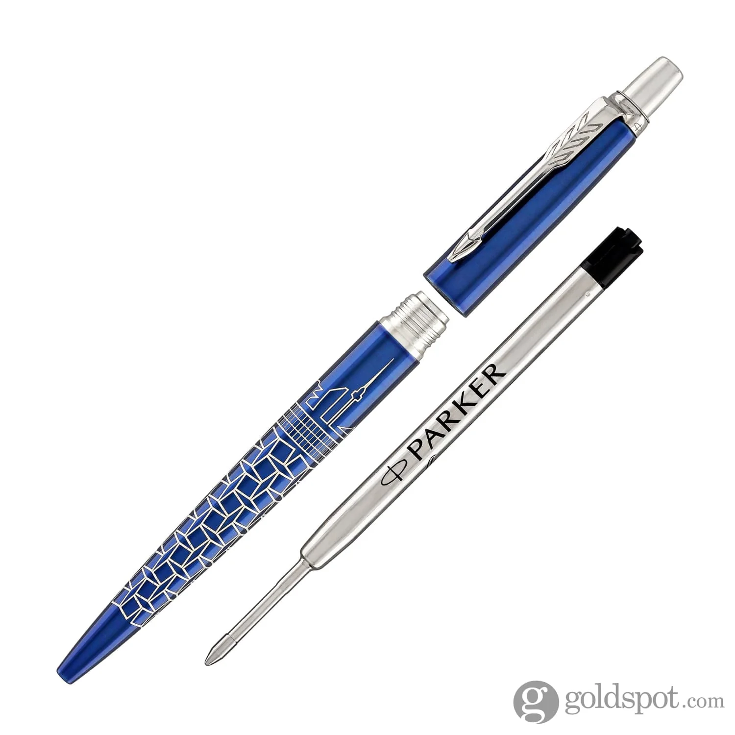 990-parker-jotter-special-edition-seoul-ballpoint-pen-in-blue-5.webp Parker Jotter Special Edition Seoul Ballpoint Pen in Blue