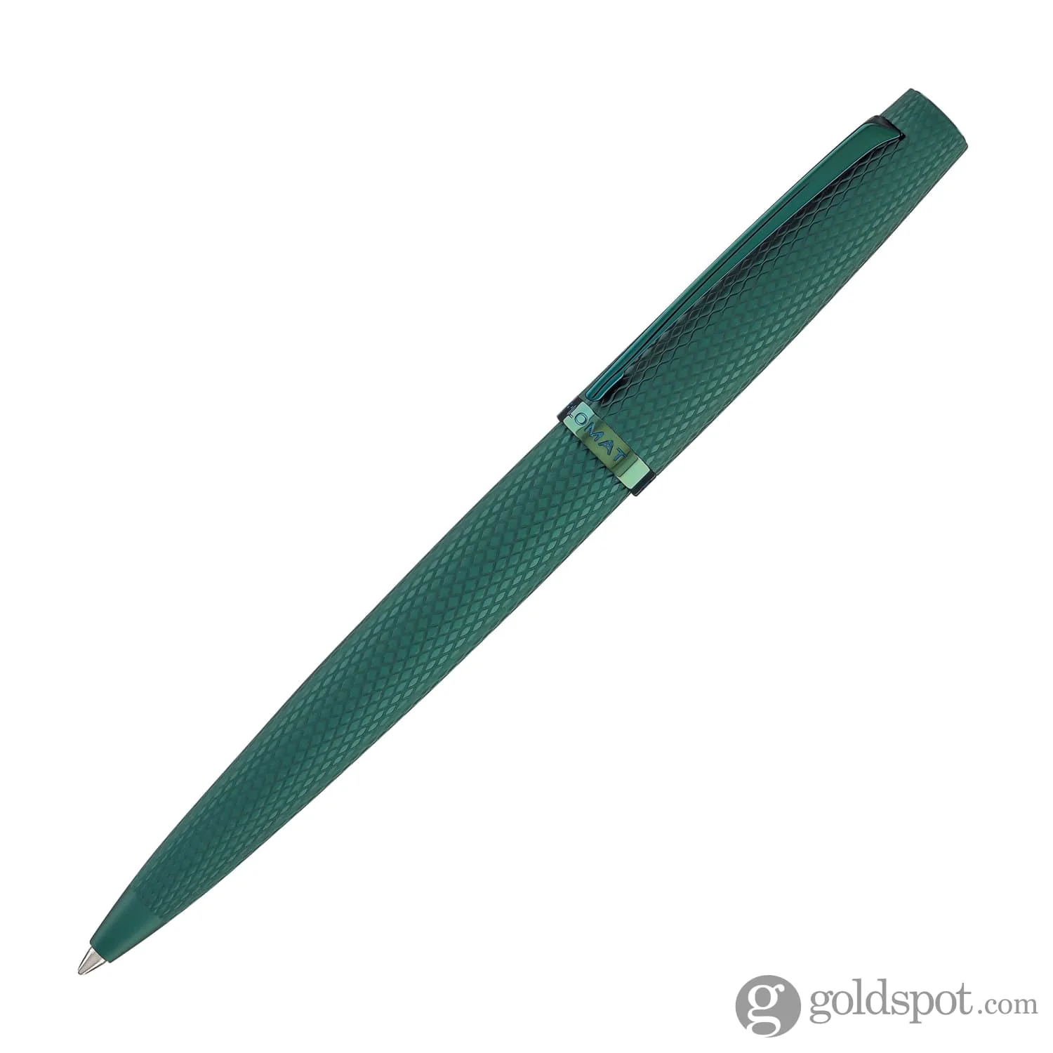 Diplomat Viper Ballpoint Pen in Green Guilloche