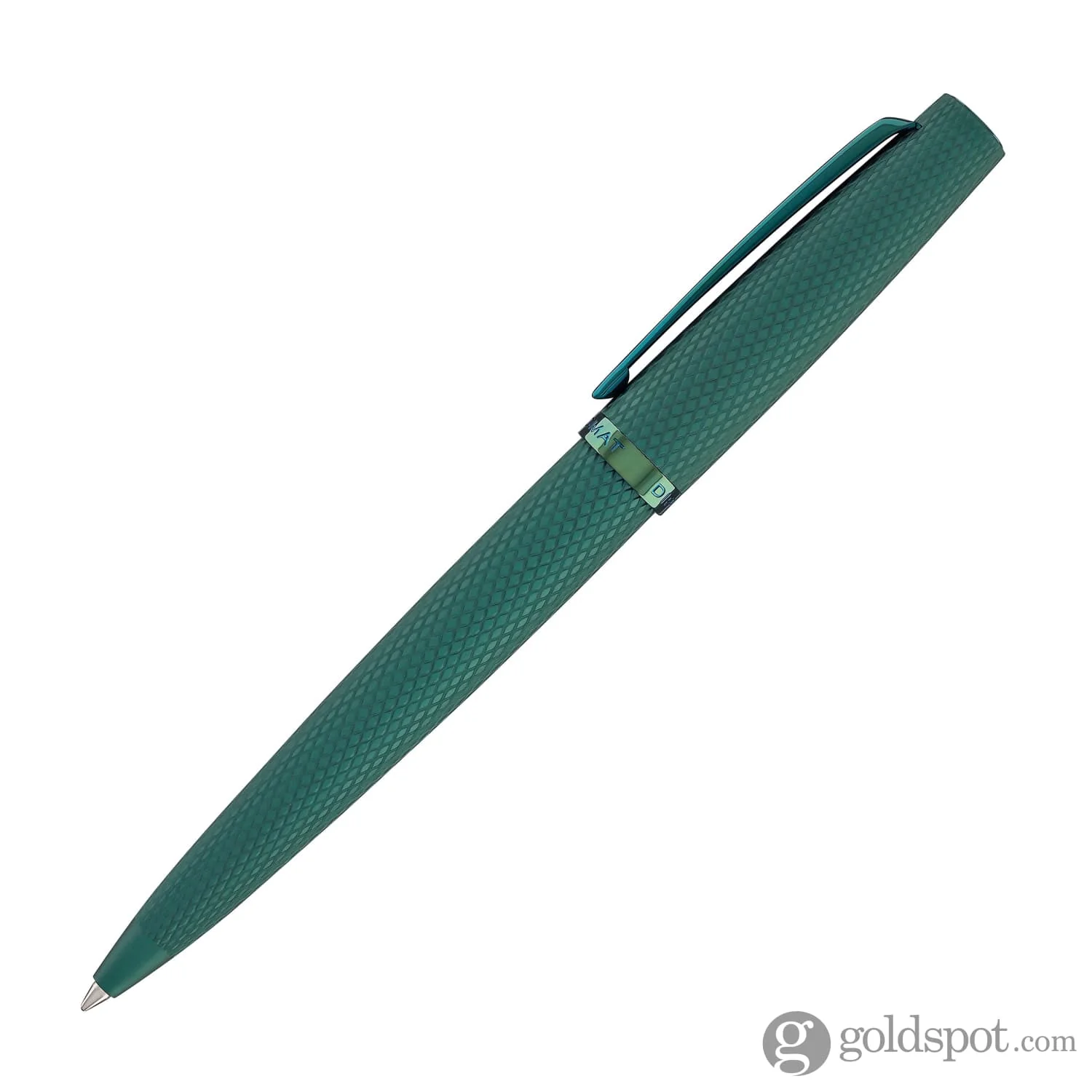 Diplomat Viper Ballpoint Pen in Green Guilloche