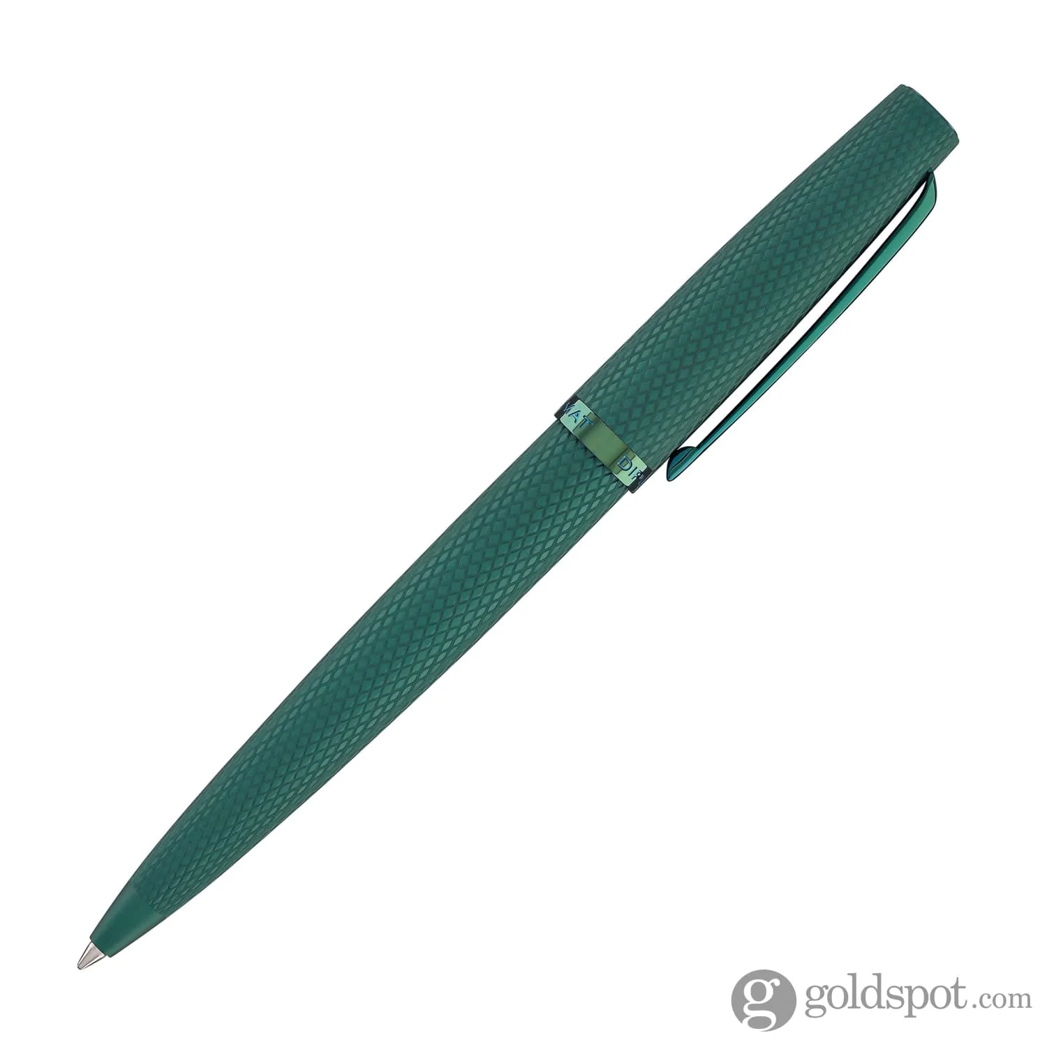 Diplomat Viper Ballpoint Pen in Green Guilloche